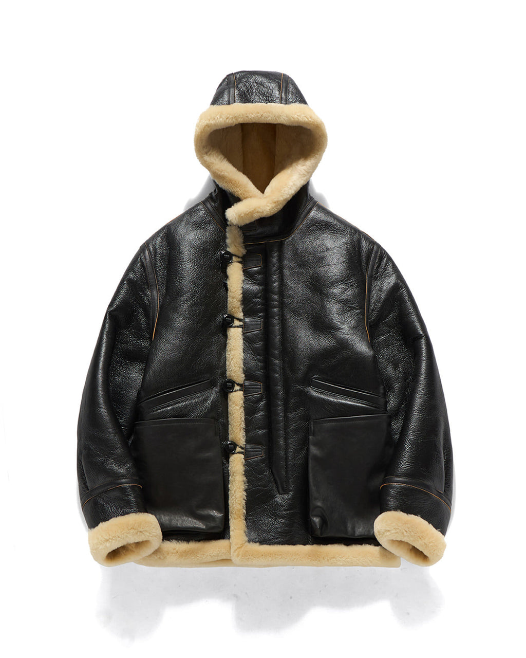 Eastlogue - Navigator Hoodie Mouton Parka (Black) product image 6 | TRAB K-Fashion Australia
