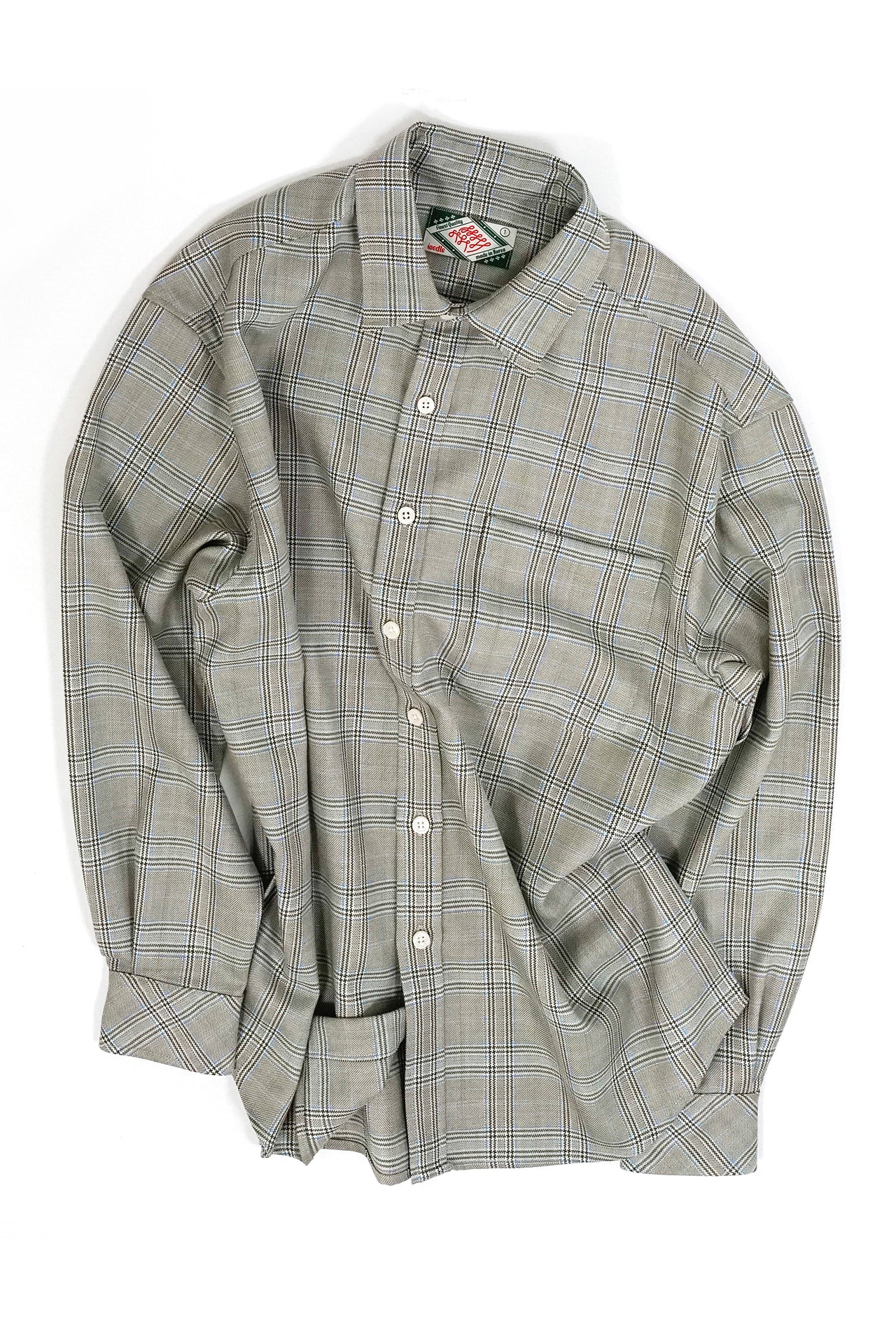 Ioedle - Wool Shirt (Green) product image 1 | TRAB K-Fashion Australia