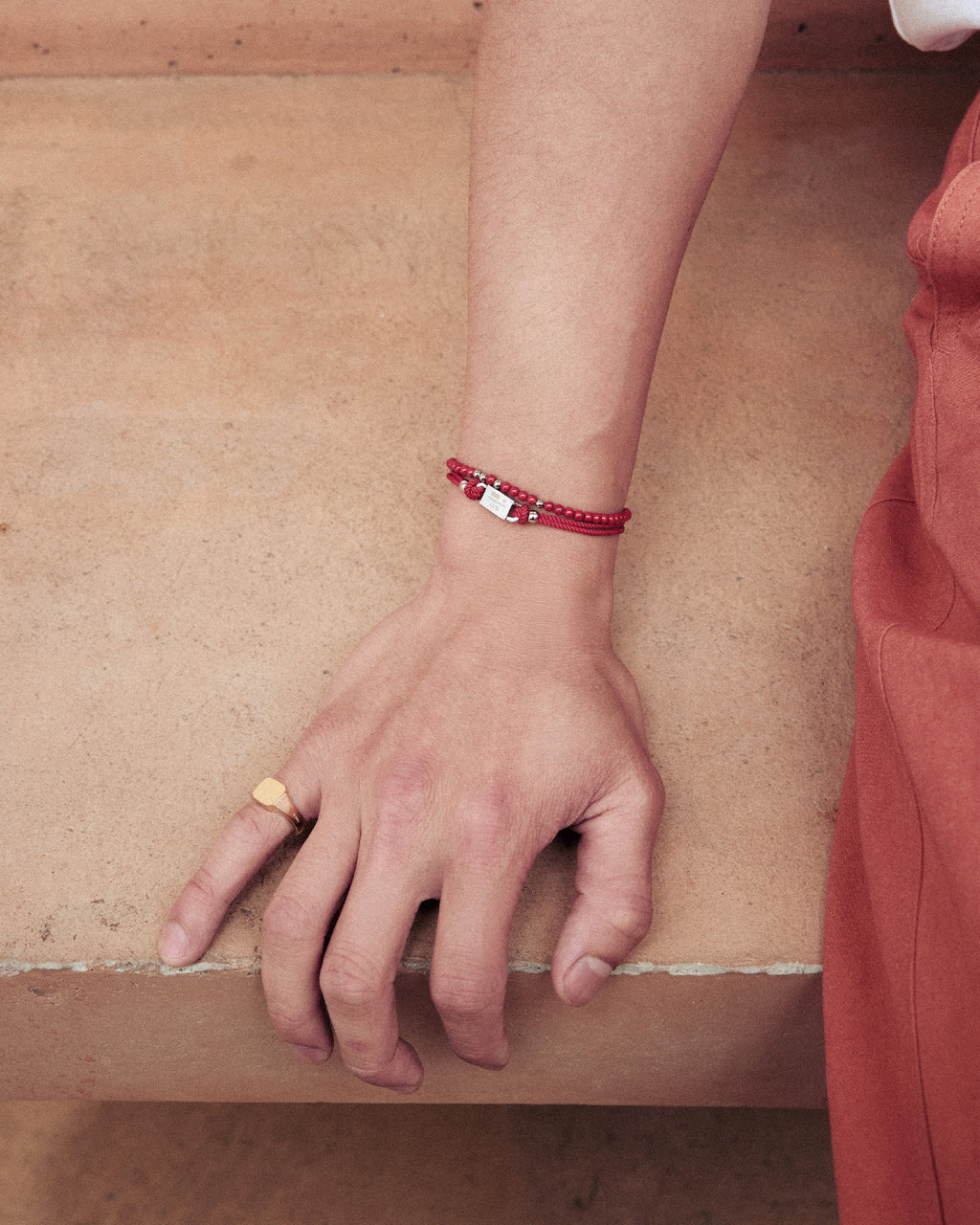 Numbering - Cord Bracelet with Plate #5991 product image 4 | TRAB K-Fashion Australia