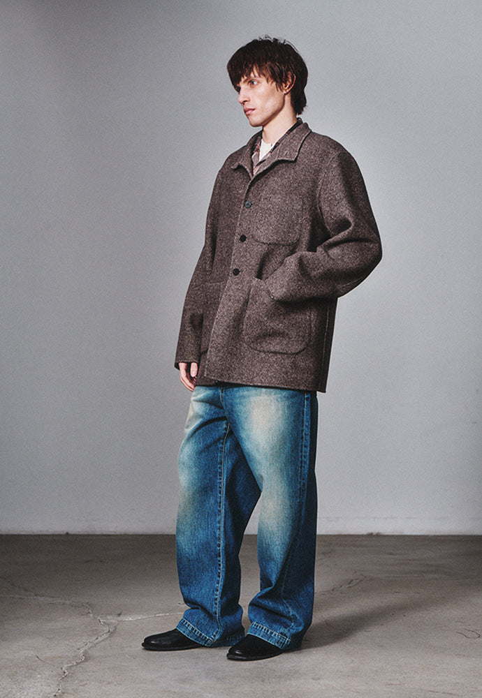 Art if acts - Handmade High Collar Coat (Espresso) product image 3 | TRAB K-Fashion Australia