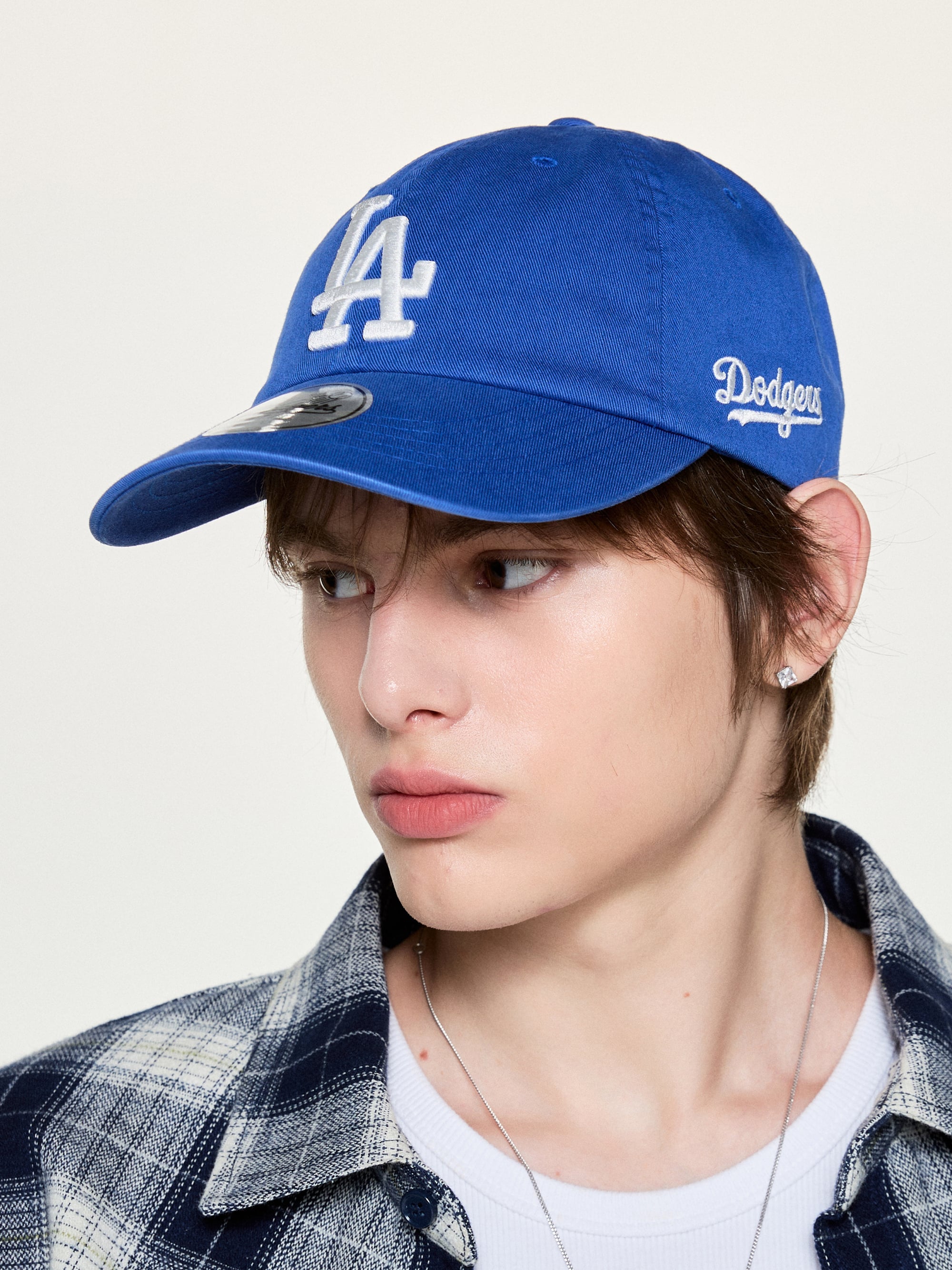 MLB Korea - MLB Signature Unstructured Ball Cap LA Dodgers (Blue) product image 3 | TRAB K-Fashion Australia