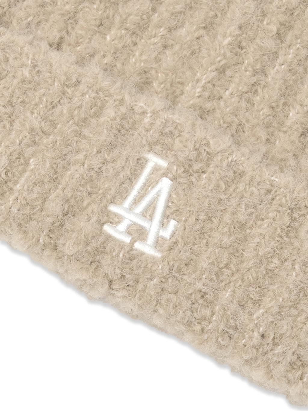 MLB Korea - MLB Plush Meow Beanie LA Dodgers (Beige) product image 5 | TRAB K-Fashion Australia