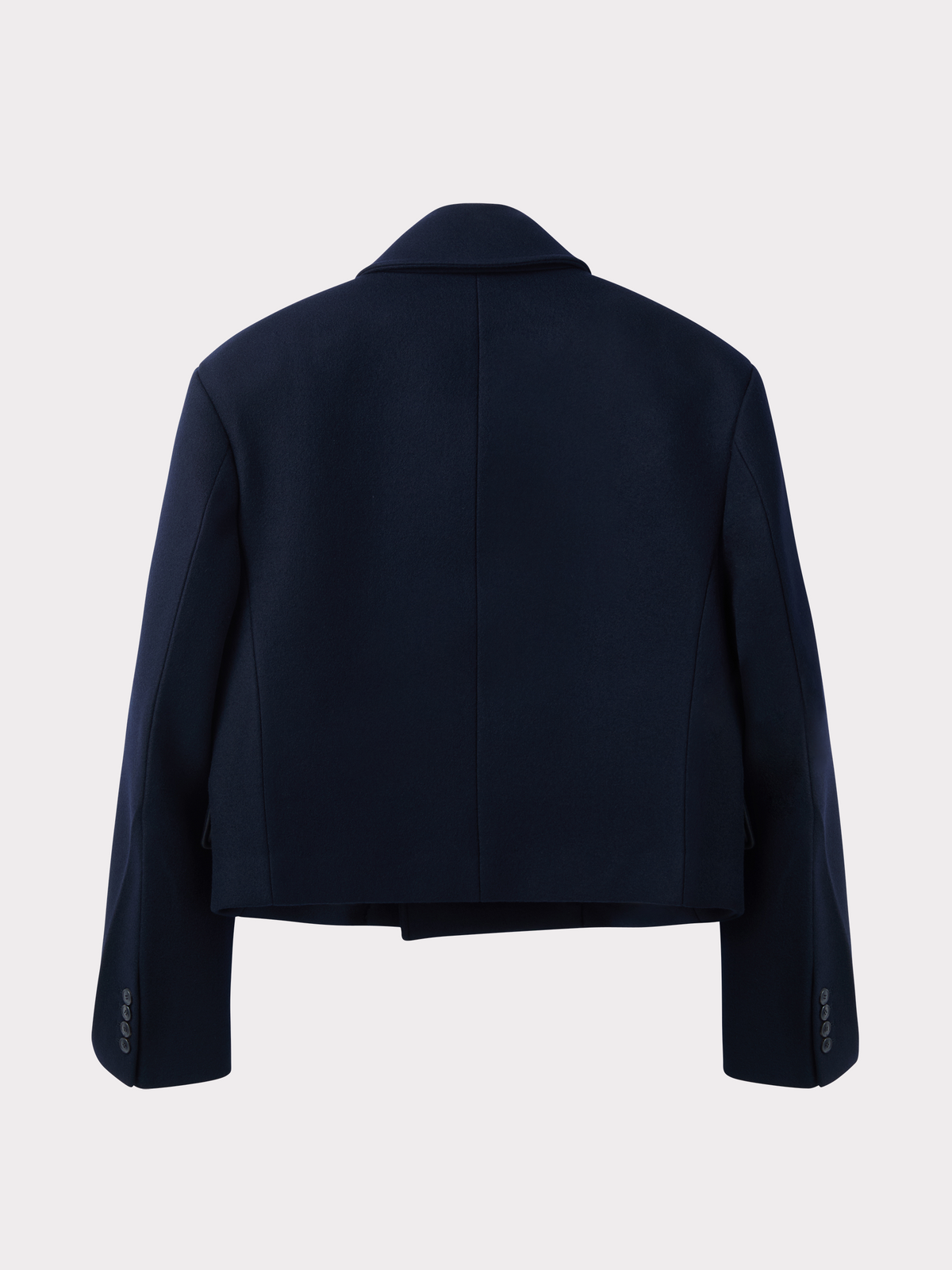 Recto - Double Breasted Short Coat (Dark Navy) product image 6 | TRAB K-Fashion Australia