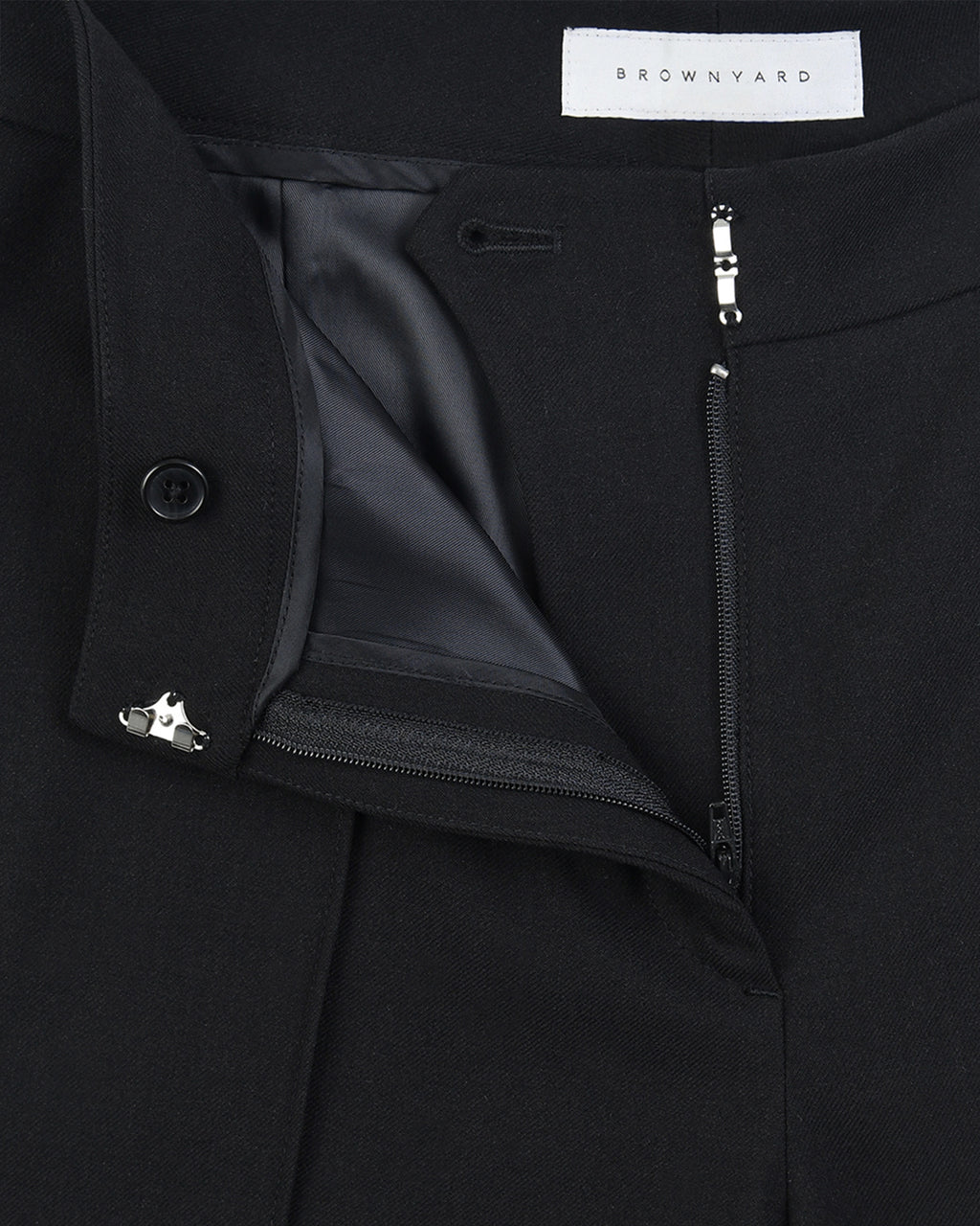 Brownyard - Lowrise Slit Pants (Black) product image 9 | TRAB K-Fashion Australia