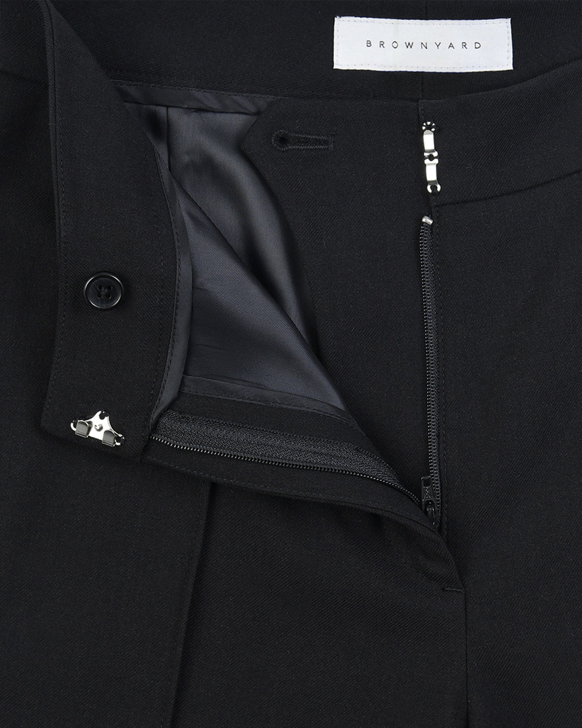 Brownyard - Lowrise Slit Pants (Black) product image 9 | TRAB K-Fashion Australia