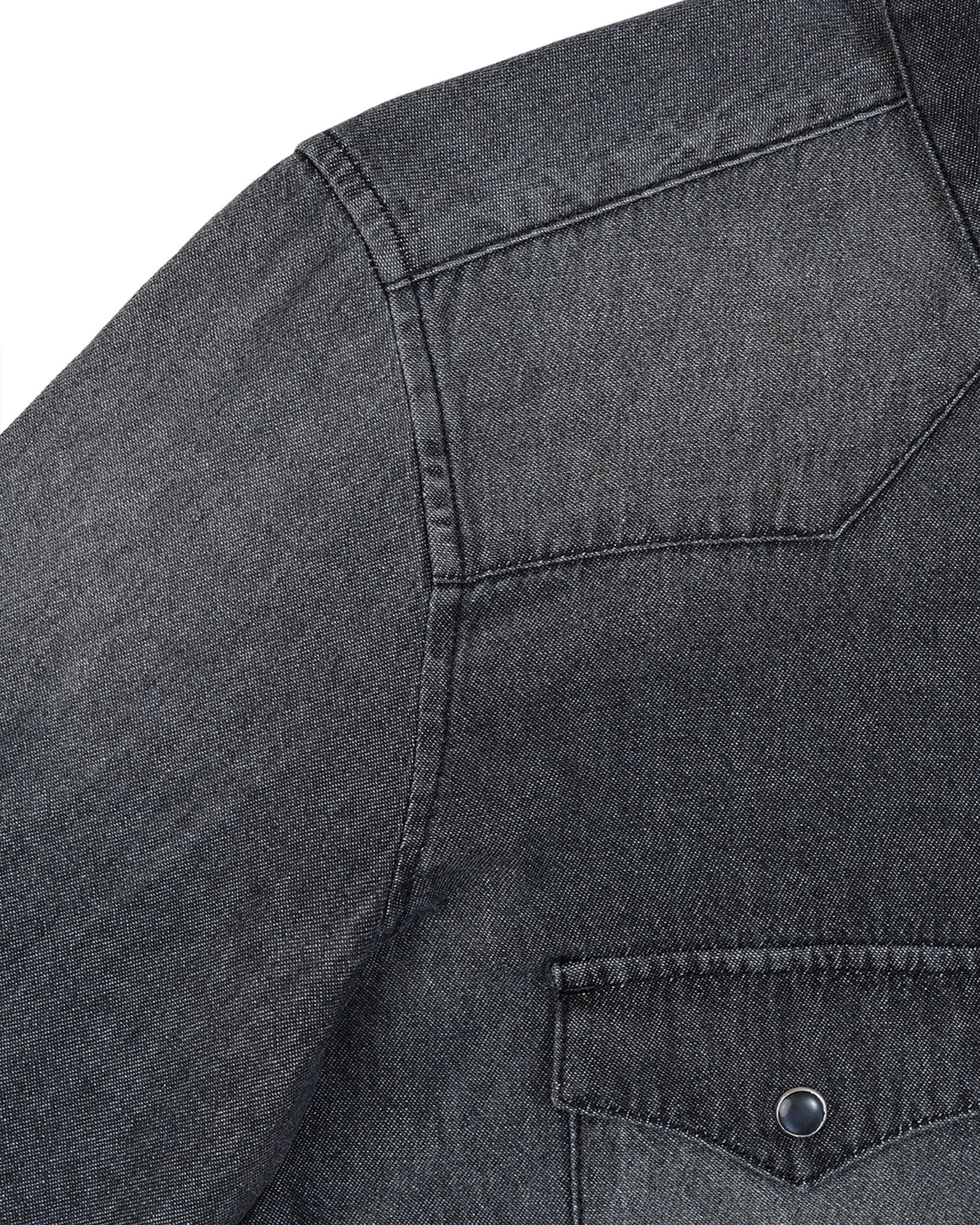 Brownyard - Denim Western Shirt (Black) product image 8 | TRAB K-Fashion Australia