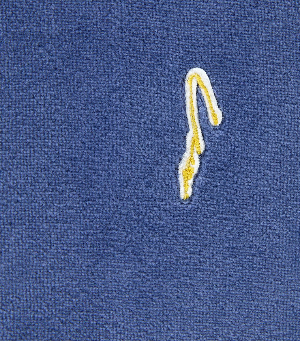 Llege - Velour Half-Zip Pullover (Vintage Blue) product image 5 | TRAB K-Fashion Australia