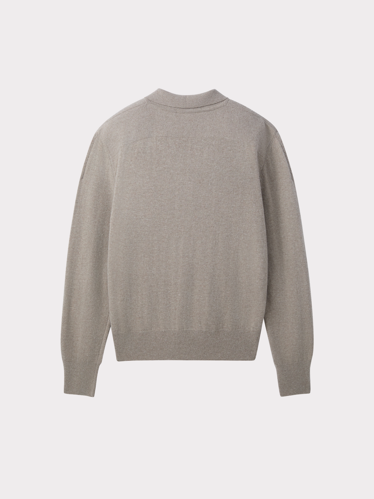 Recto - Double Shoulder Polo Knit Top (Greyish Khaki) product image 6 | TRAB K-Fashion Australia