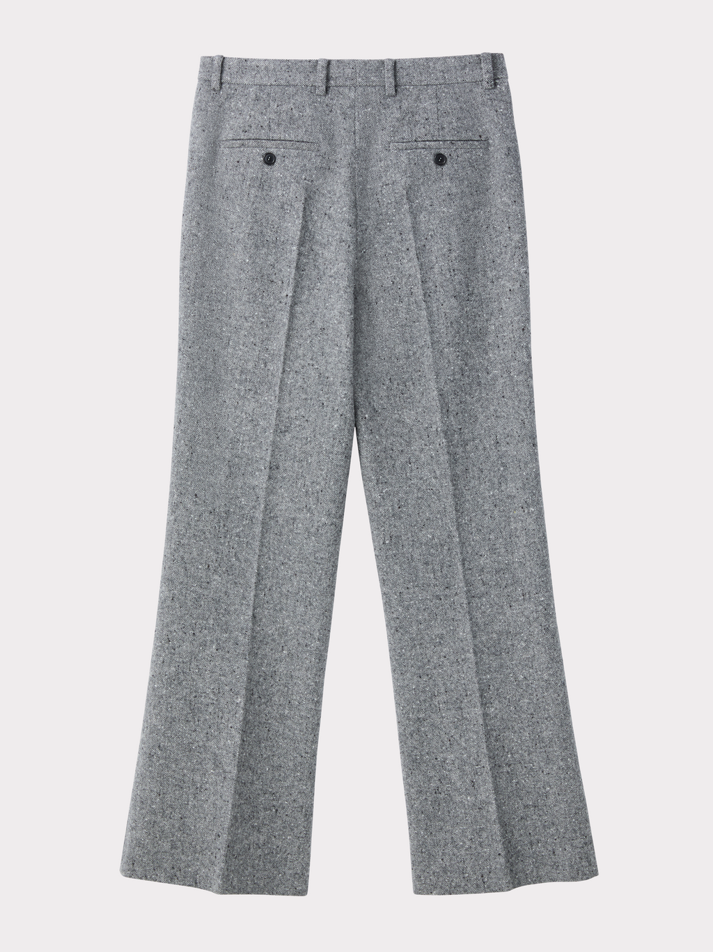 Recto - Melange Wool Flare Pants (Melange Grey) product image 6 | TRAB K-Fashion Australia