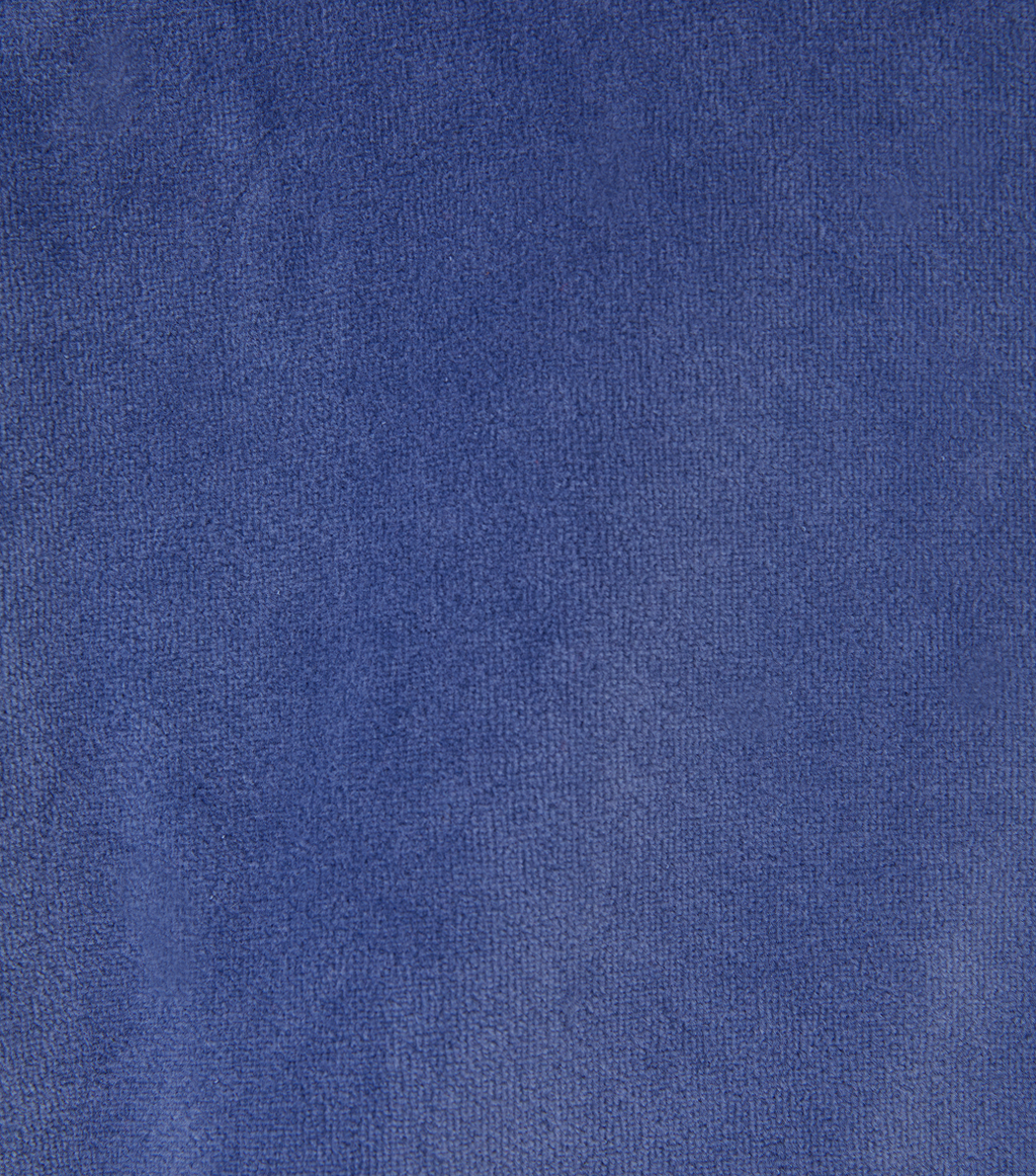 Llege - Velour Crop Hoody Zip-Up (Vintage Blue) product image 6 | TRAB K-Fashion Australia