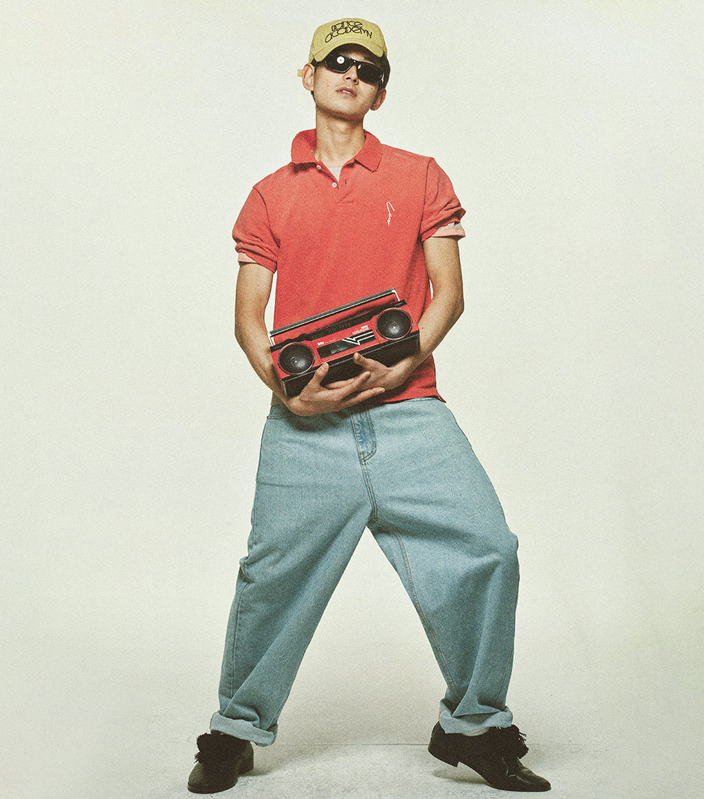 Llege - Vintage Slim Fit Pique Top (Vintage Red) product image 6 | TRAB K-Fashion Australia