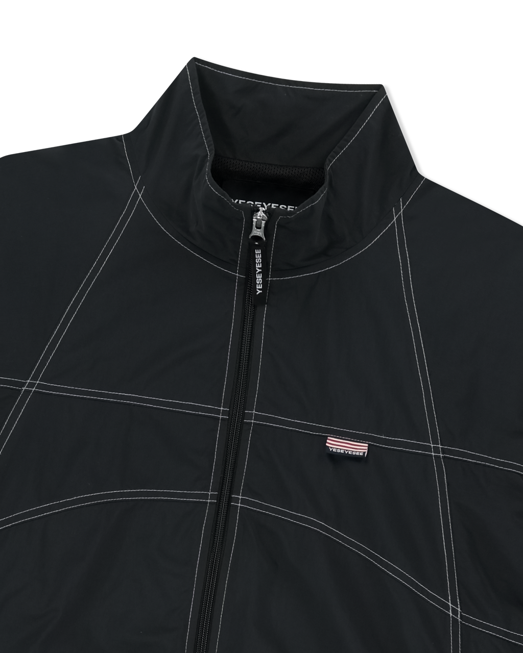 yeseyesee - Y.E.S Nylon Track Jacket (Black) product image 5 | TRAB K-Fashion Australia