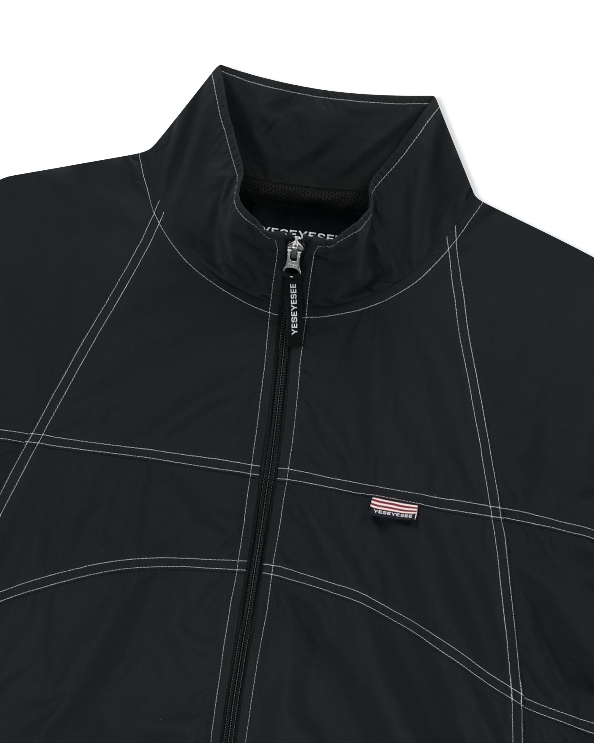 yeseyesee - Y.E.S Nylon Track Jacket (Black) product image 5 | TRAB K-Fashion Australia