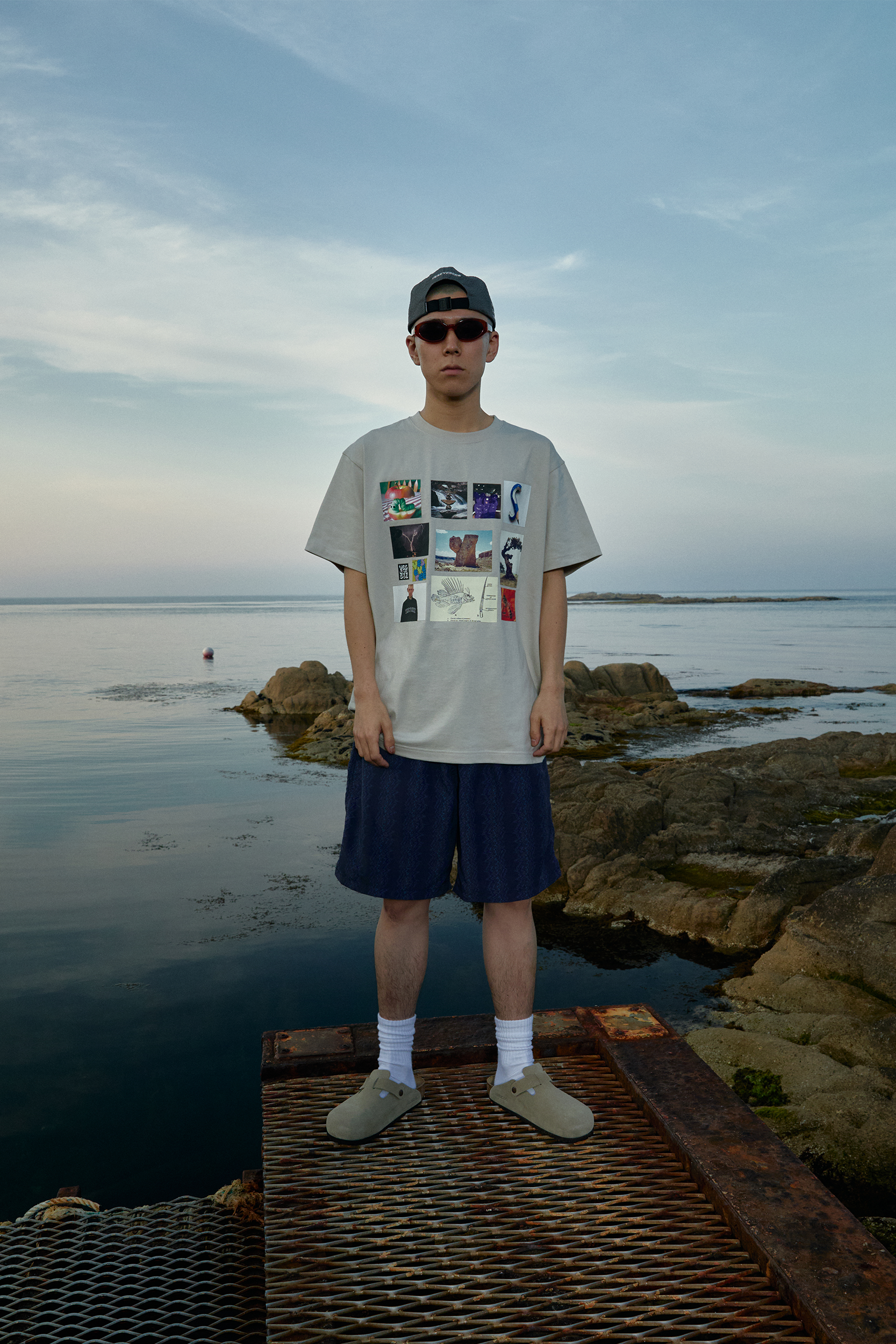 yeseyesee - Check Seersucker Cap (Charcoal) product image 7 | TRAB K-Fashion Australia