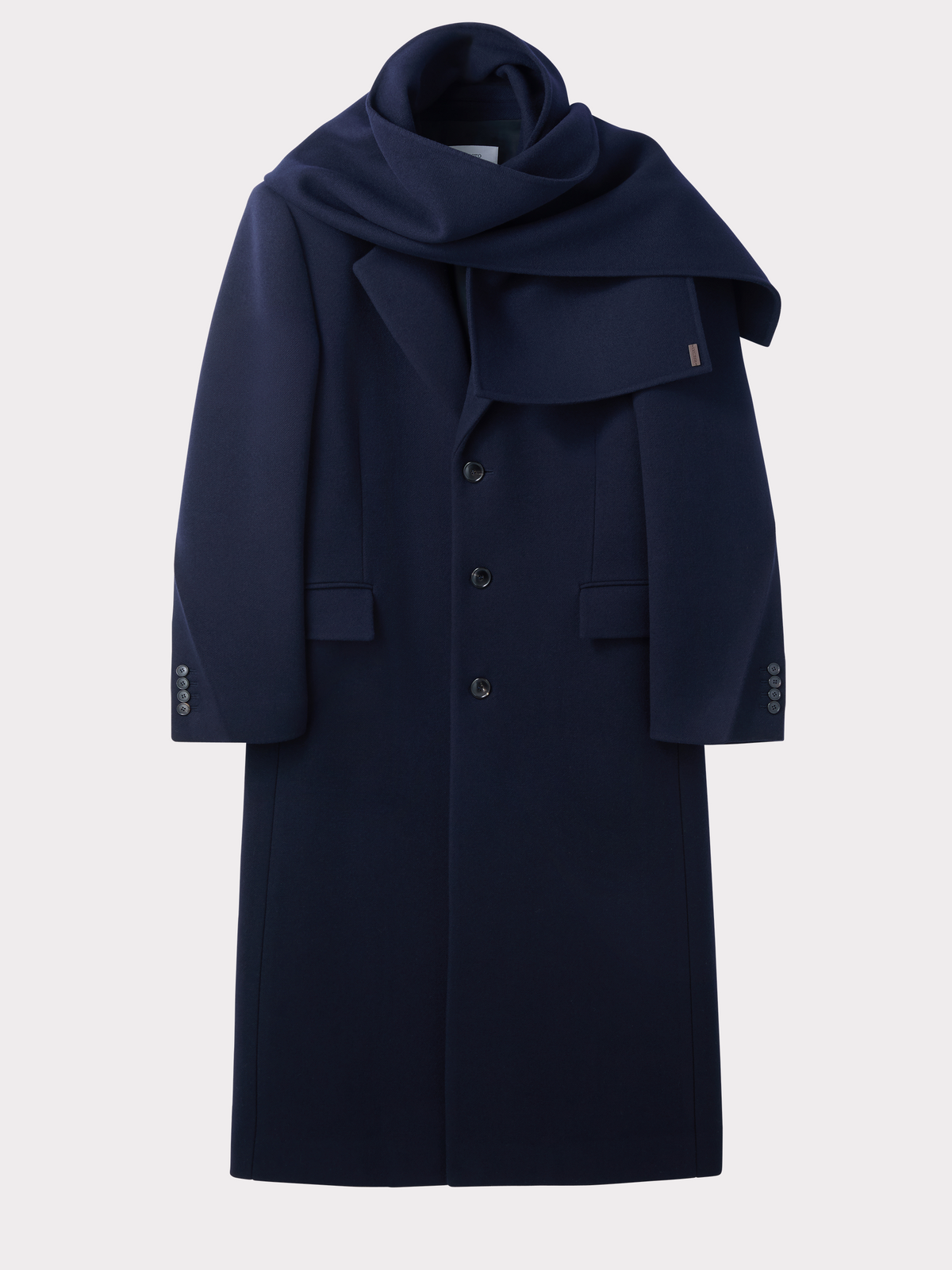 Recto - Muffler Set Single Coat (Dark Navy) product image 6 | TRAB K-Fashion Australia