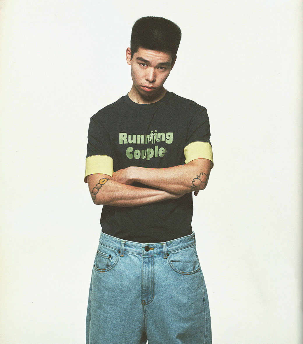 Llege - Running Couple Slim Fit Top (Navy) product image 6 | TRAB K-Fashion Australia