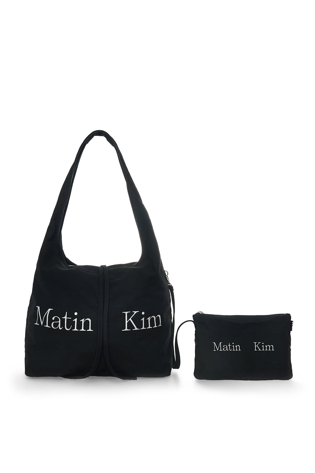 Matin Kim - Logo Point Round Ecobag (Black) product image 3 | TRAB K-Fashion Australia