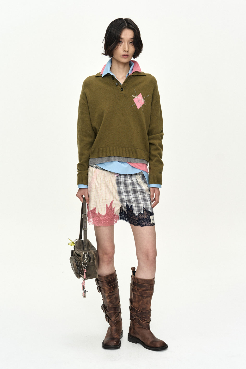 Andersson Bell - Lucky Bird Keychain (Pink/Grey) product image 5 | TRAB K-Fashion Australia