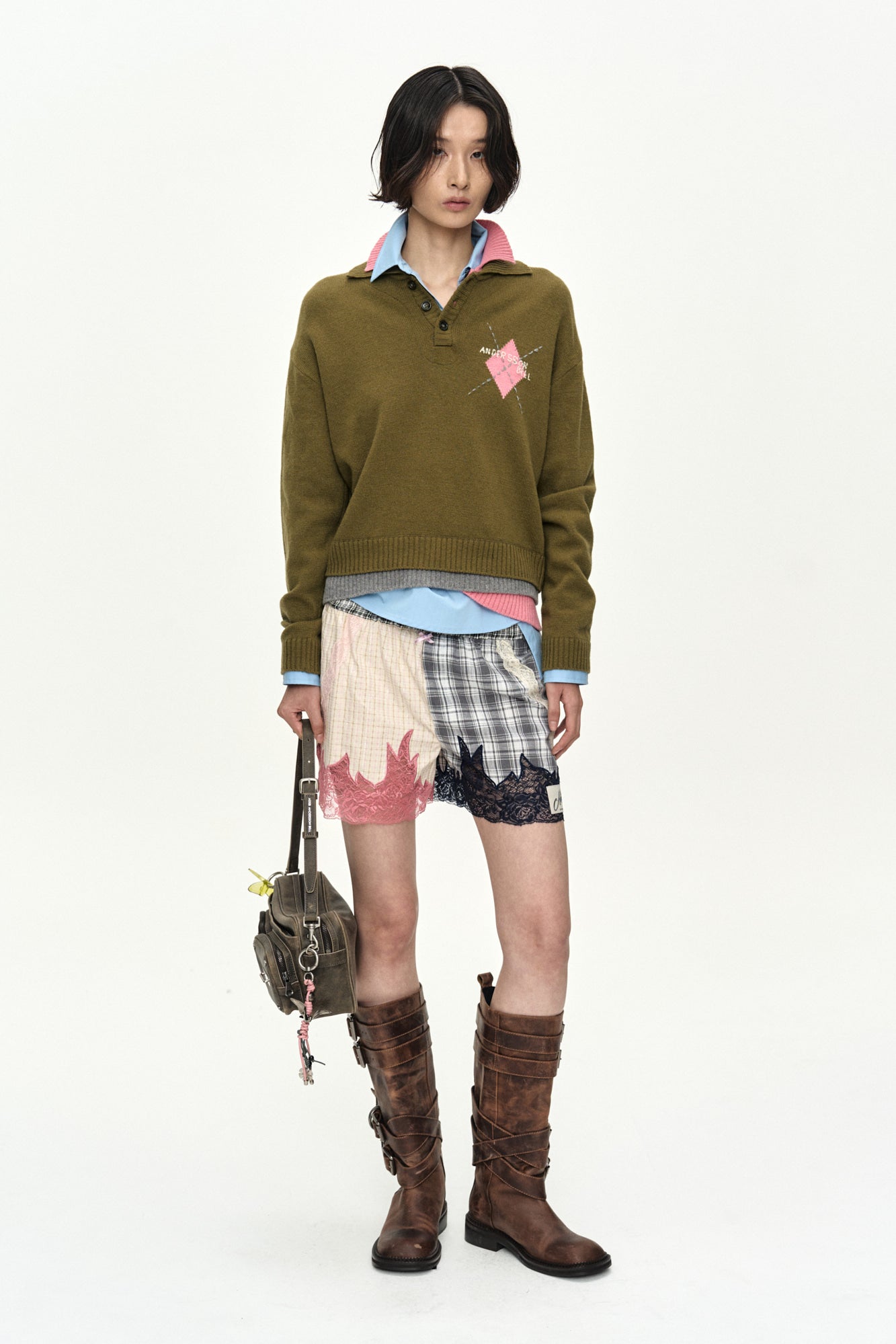 Andersson Bell - Lucky Bird Keychain (Pink/Grey) product image 5 | TRAB K-Fashion Australia