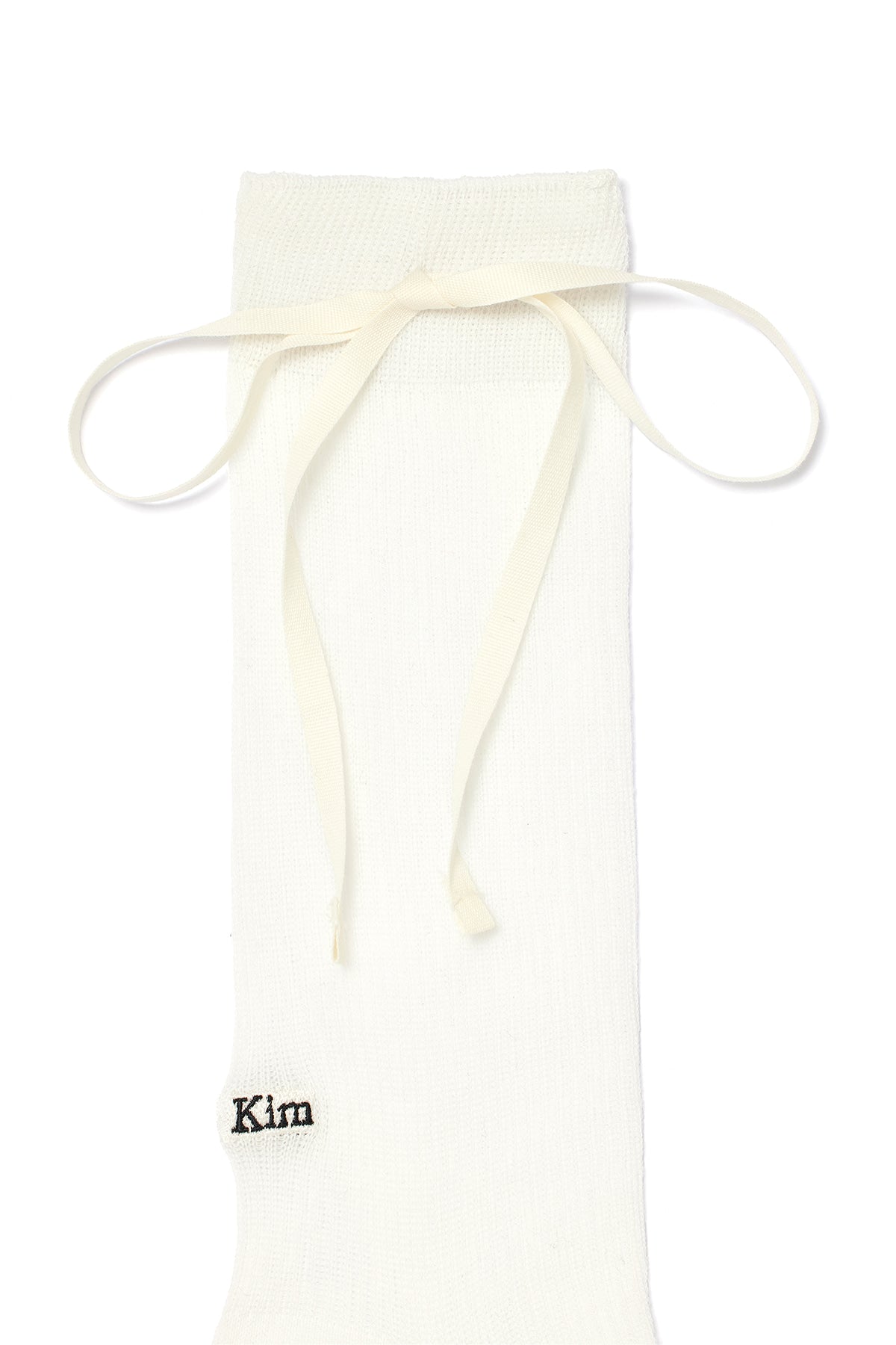 Matin Kim - Ribbon Point Crew Socks (White) product image 3 | TRAB K-Fashion Australia
