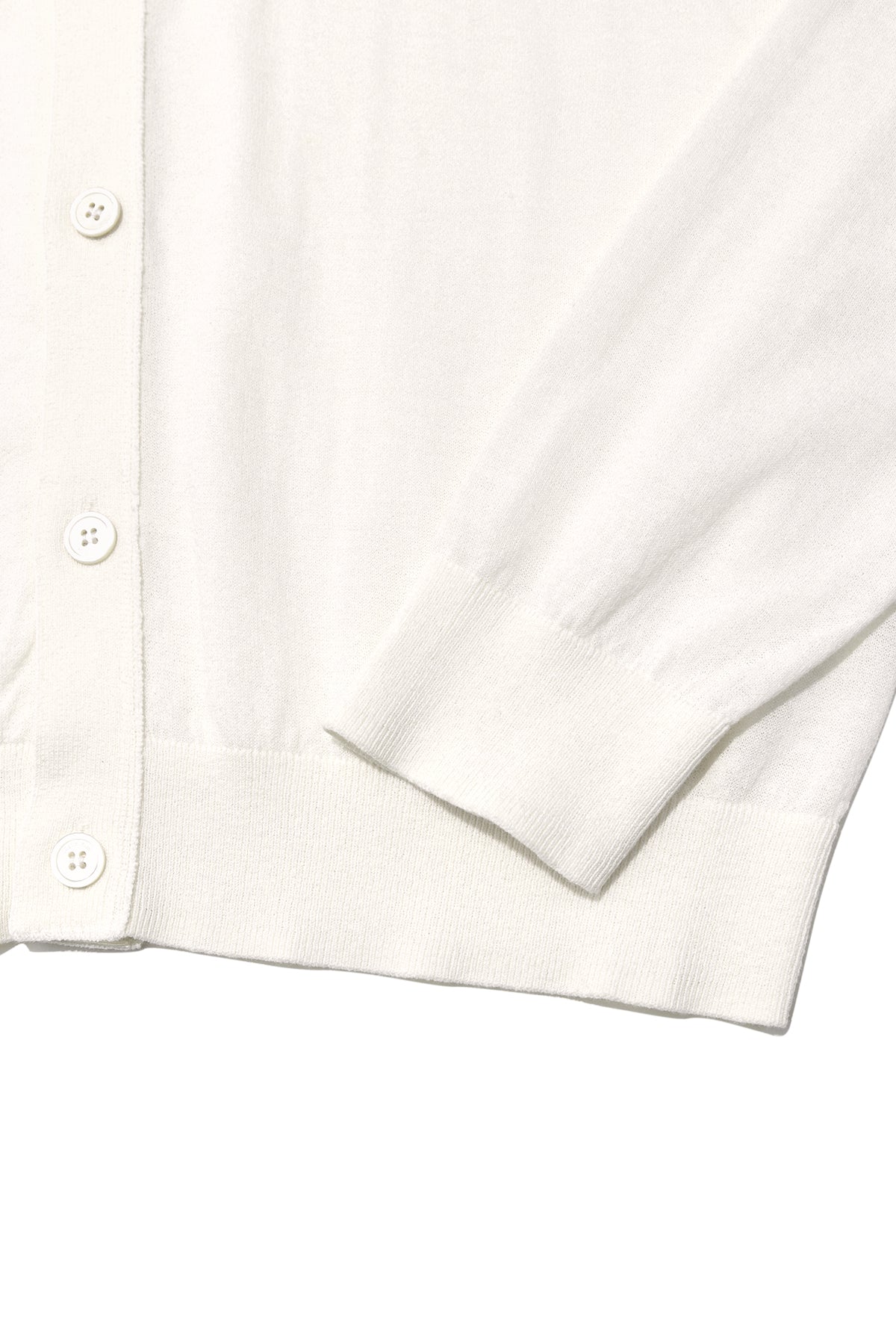 Matin Kim - Back Logo See Through Cardigan (Ivory) product image 3 | TRAB K-Fashion Australia