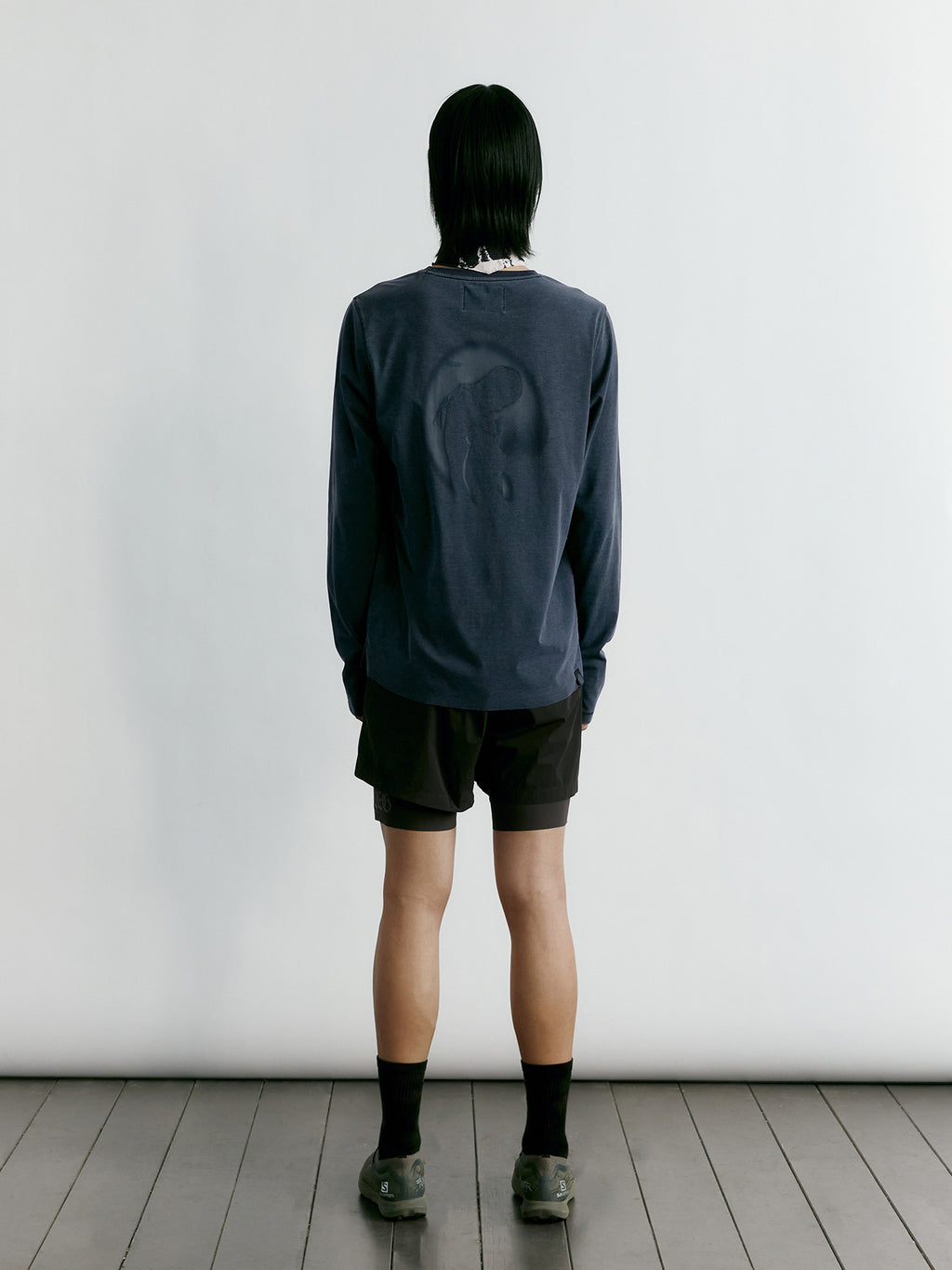 Tonywack - Tw Running Long Sleeves (Navy) product image 4 | TRAB K-Fashion Australia