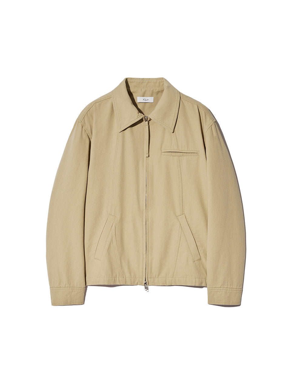 Kijun - Orbit Patch Jacket (Beige) product image 11 | TRAB K-Fashion Australia