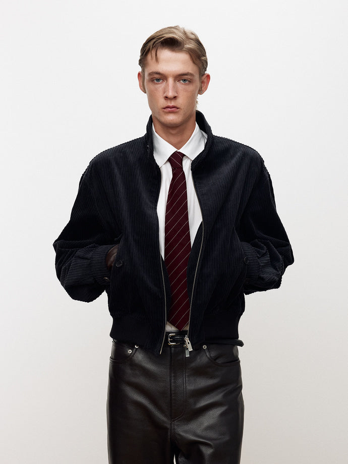 Tonywack - Italian Corduroy Harrington Jacket (Navy) product image 7 | TRAB K-Fashion Australia