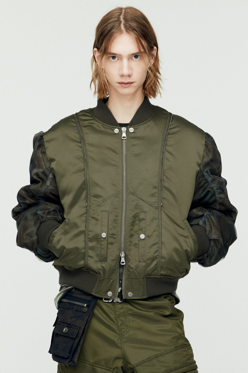 Andersson Bell - 3way Camouflage Pocket Bag (Green) product image 4 | TRAB K-Fashion Australia