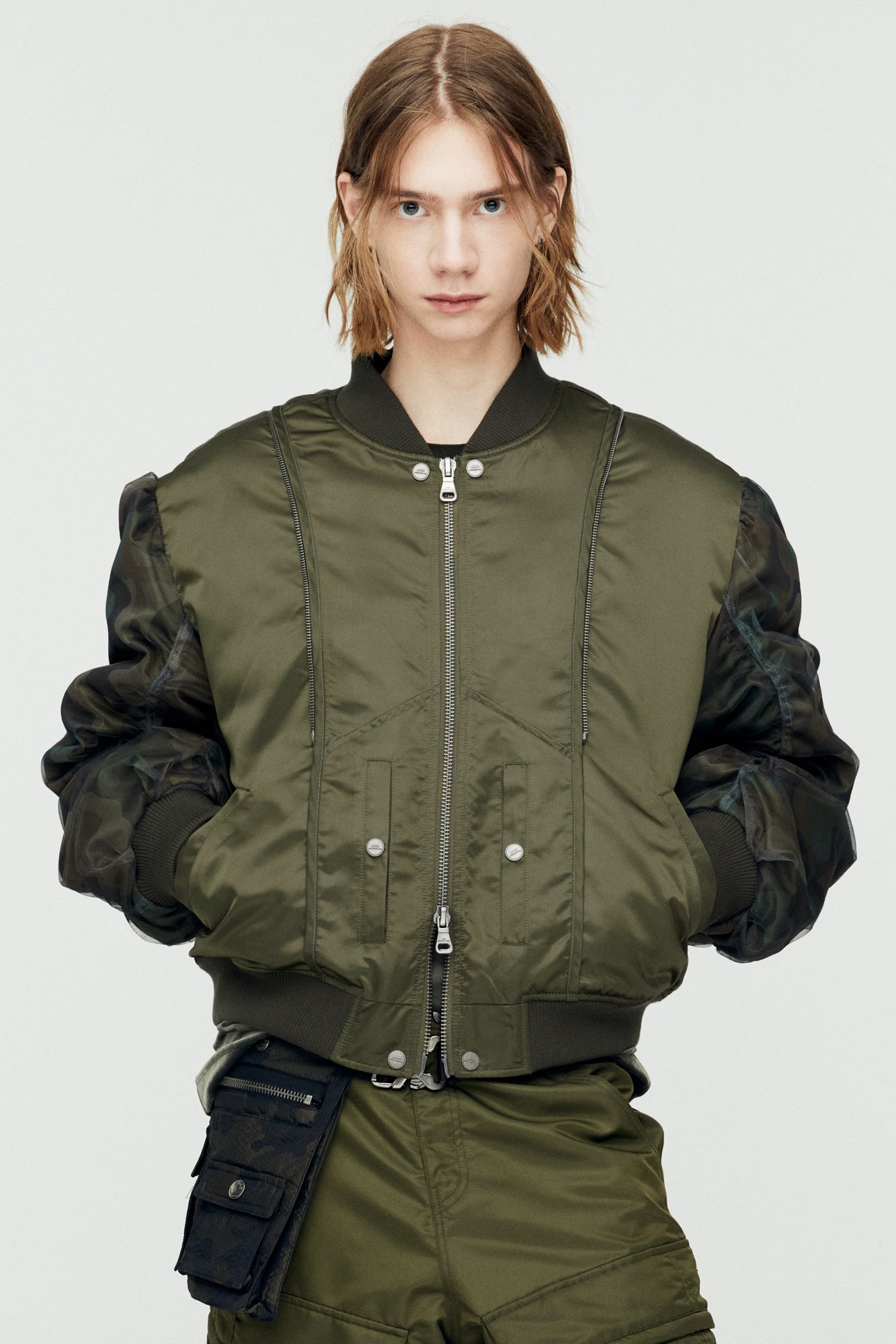 Andersson Bell - 3way Camouflage Pocket Bag (Green) product image 4 | TRAB K-Fashion Australia