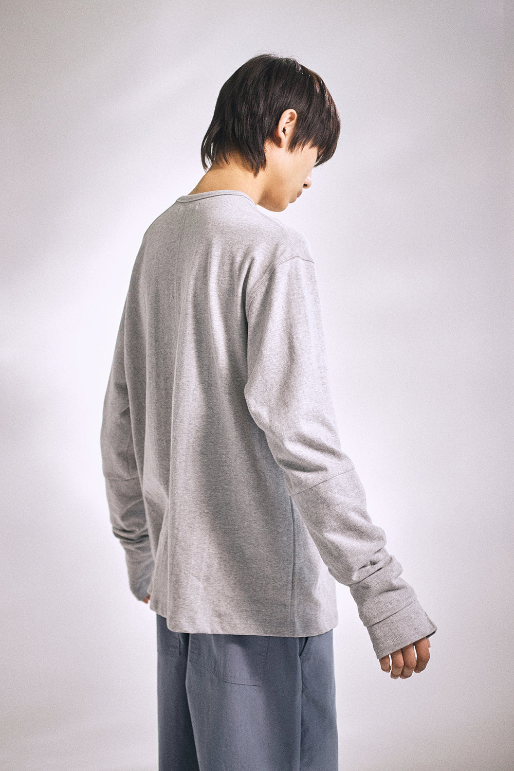 Hatchingroom - Double Sleeve Tee (M.Grey) product image 13 | TRAB K-Fashion Australia
