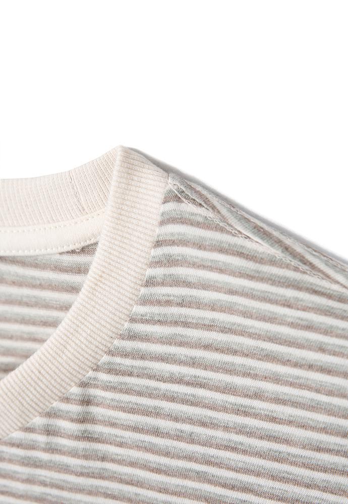 Art if acts - Washed Stripe Pocket S/S Tee (Dove) product image 11 | TRAB K-Fashion Australia