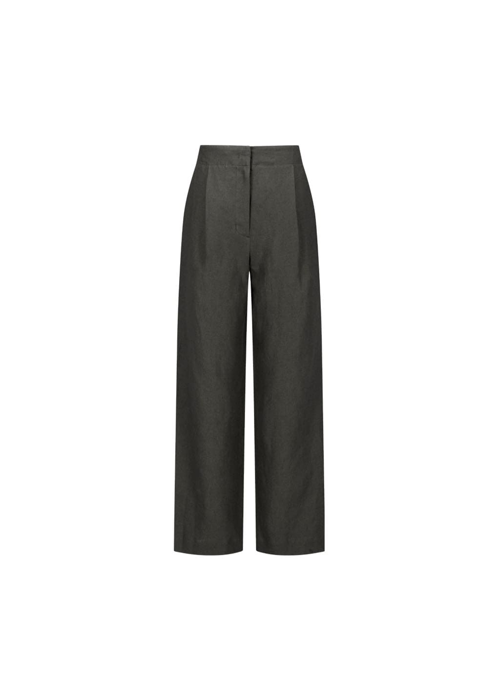 Amomento - [Pre-Order] Linen Tuck Pants (Khaki Grey) product image 5 | TRAB K-Fashion Australia