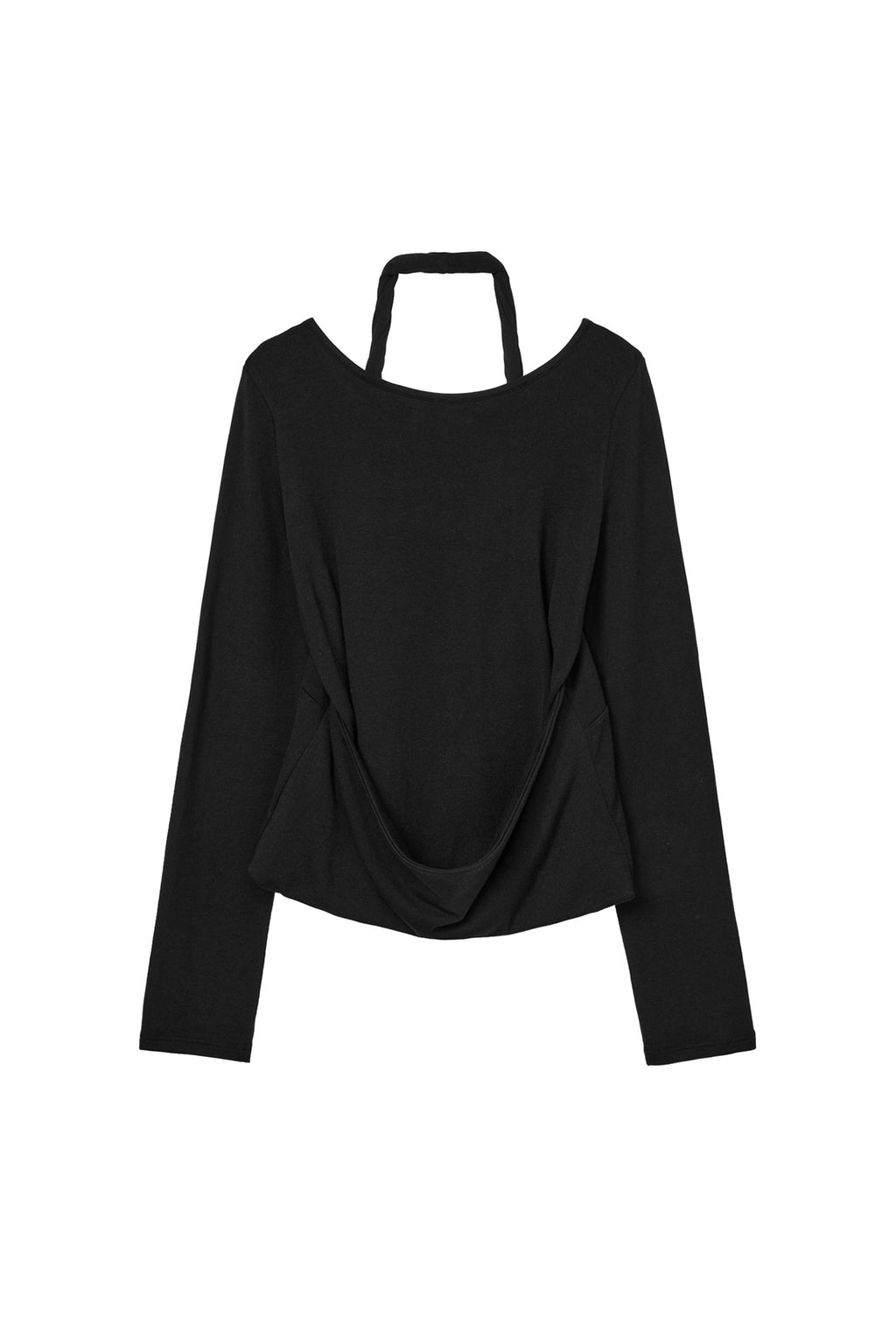 Deinet - Layered Halter Neck Long Sleeve (Black) product image 11 | TRAB K-Fashion Australia