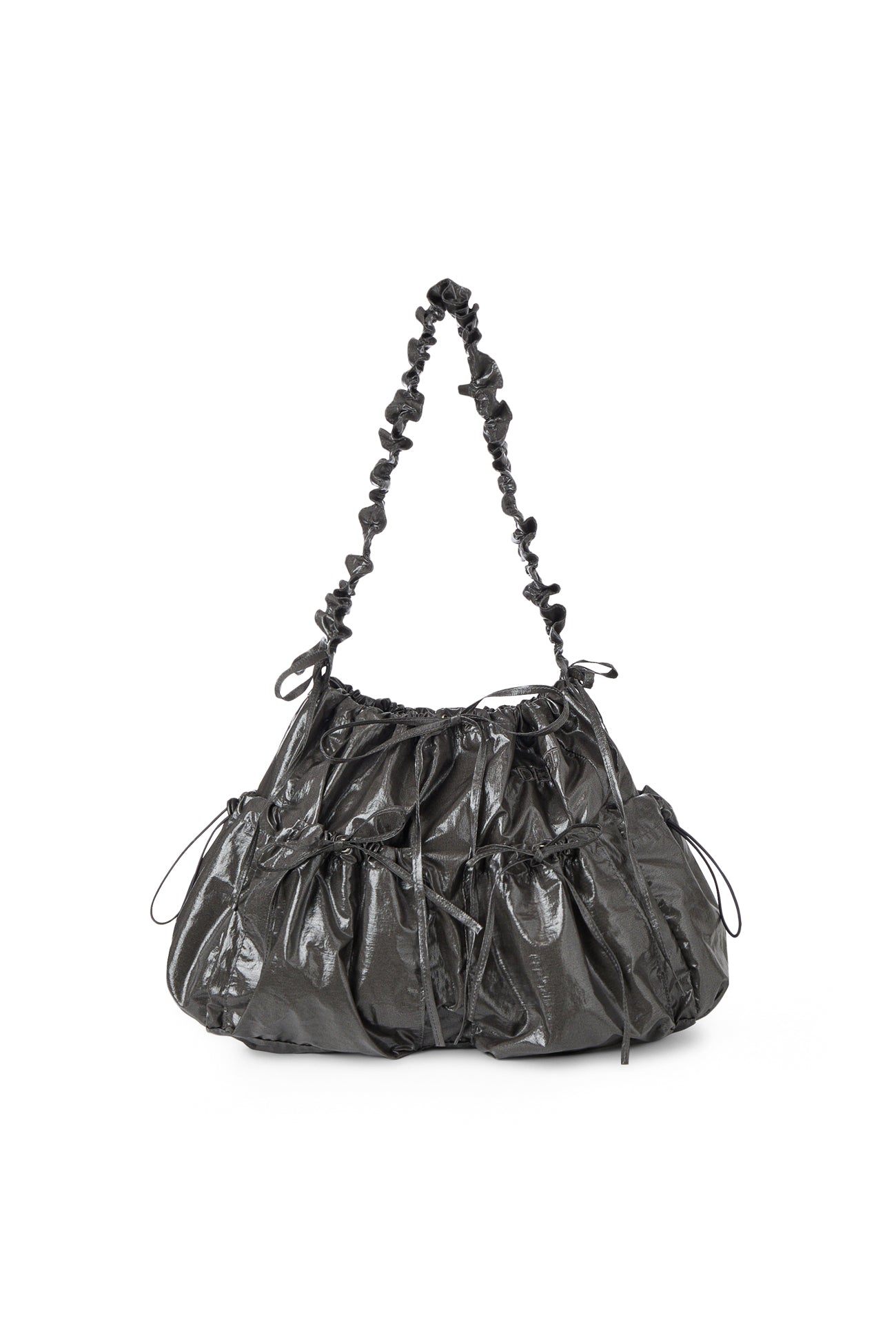 Deinet - Deinet Coating Shirring Bag (Charcoal) product image 1 | TRAB K-Fashion Australia