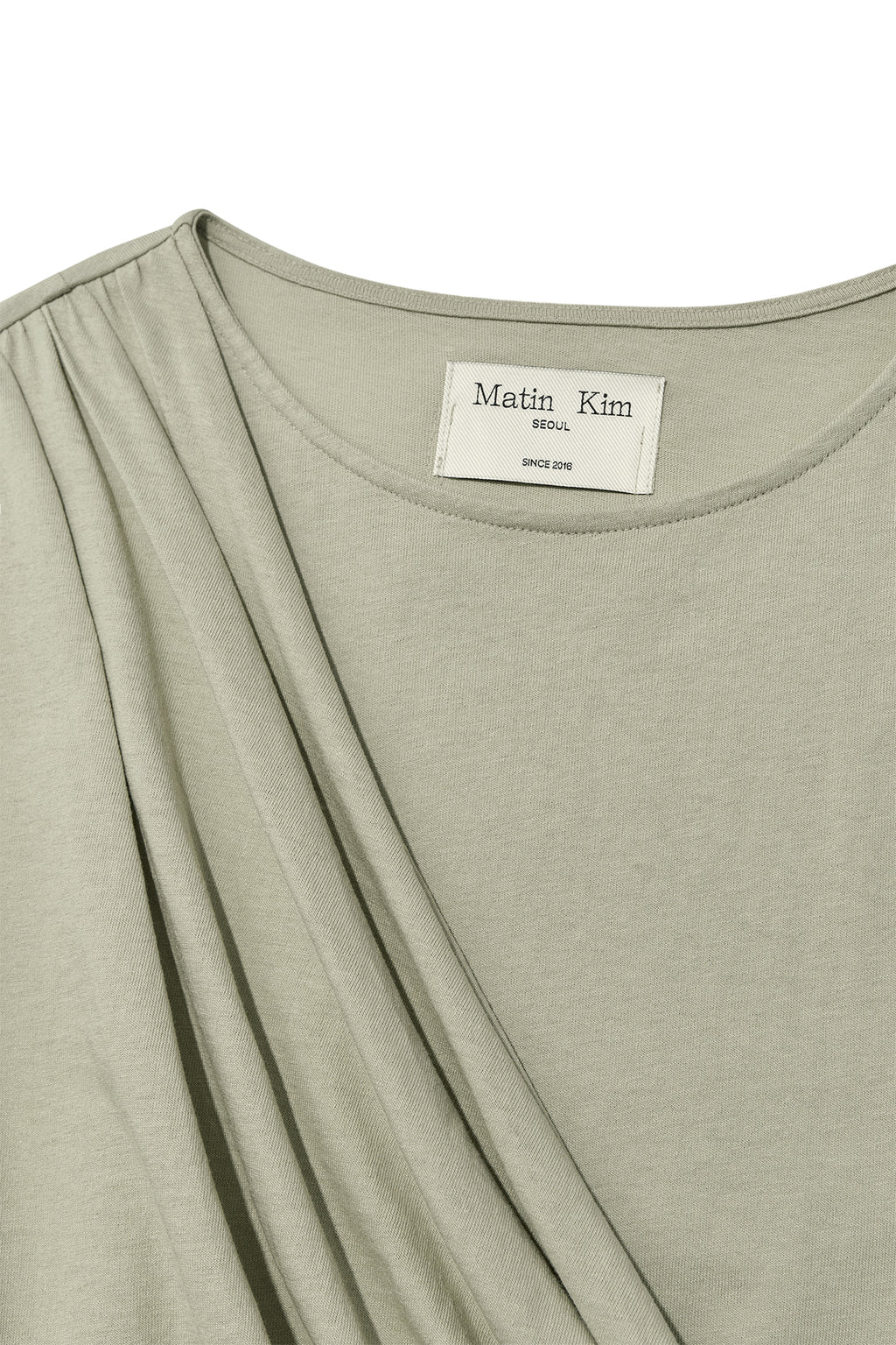 Matin Kim - Tied Detail String Top (Light Khaki) product image 3 | TRAB K-Fashion Australia
