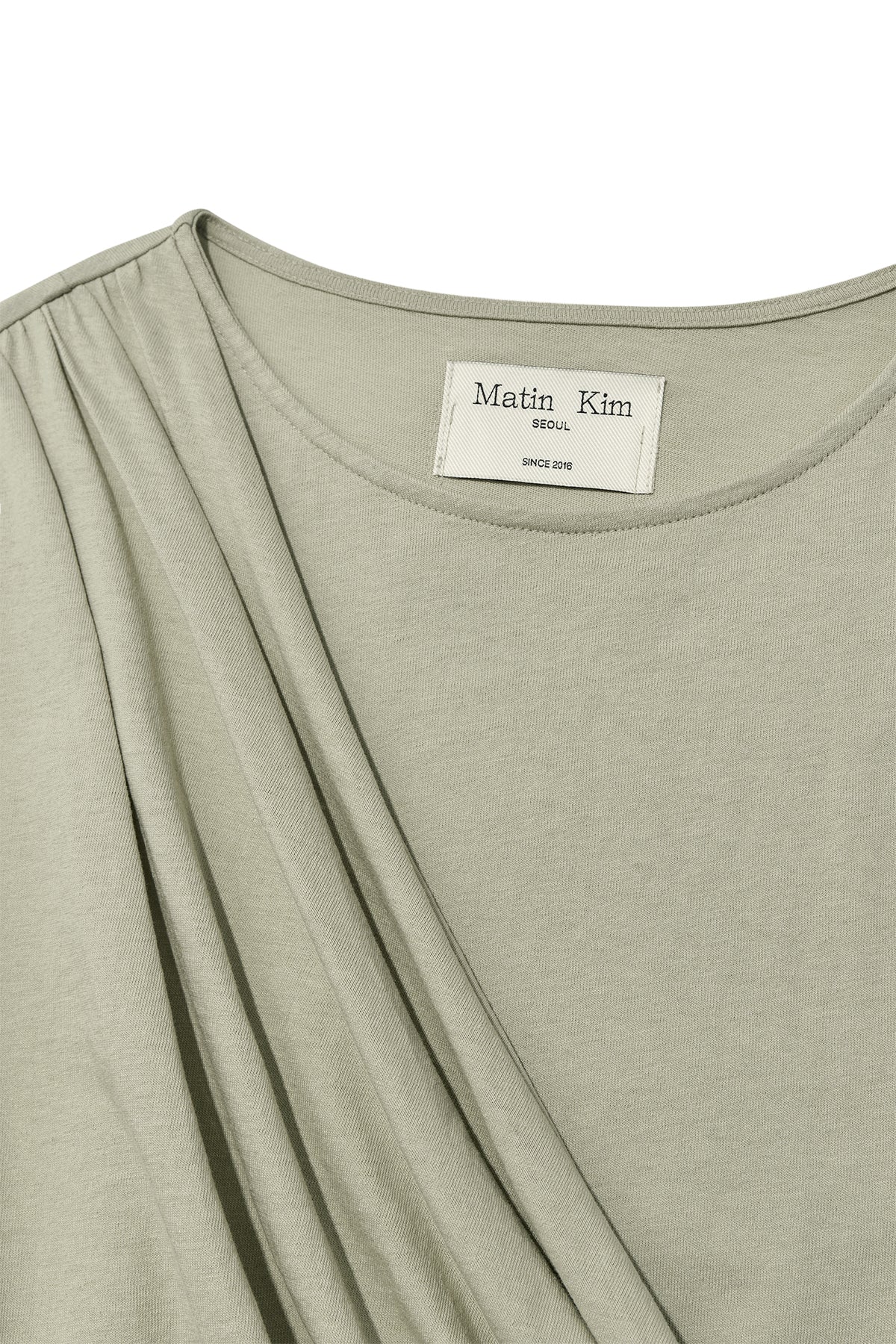 Matin Kim - Tied Detail String Top (Light Khaki) product image 3 | TRAB K-Fashion Australia