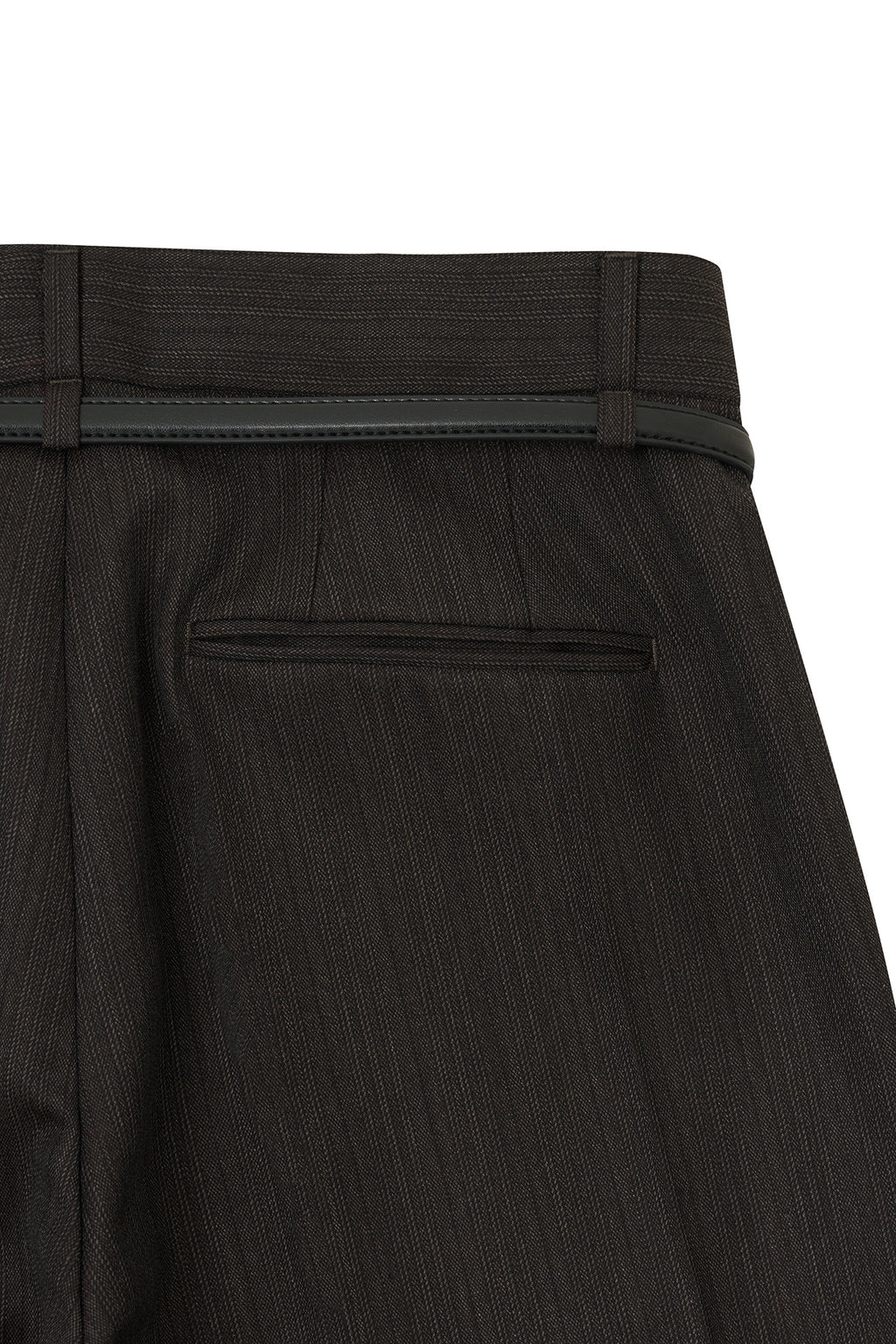 STU - Crease Belt Slacks (Charcoal (1st Reorder )) product image 20 | TRAB K-Fashion Australia