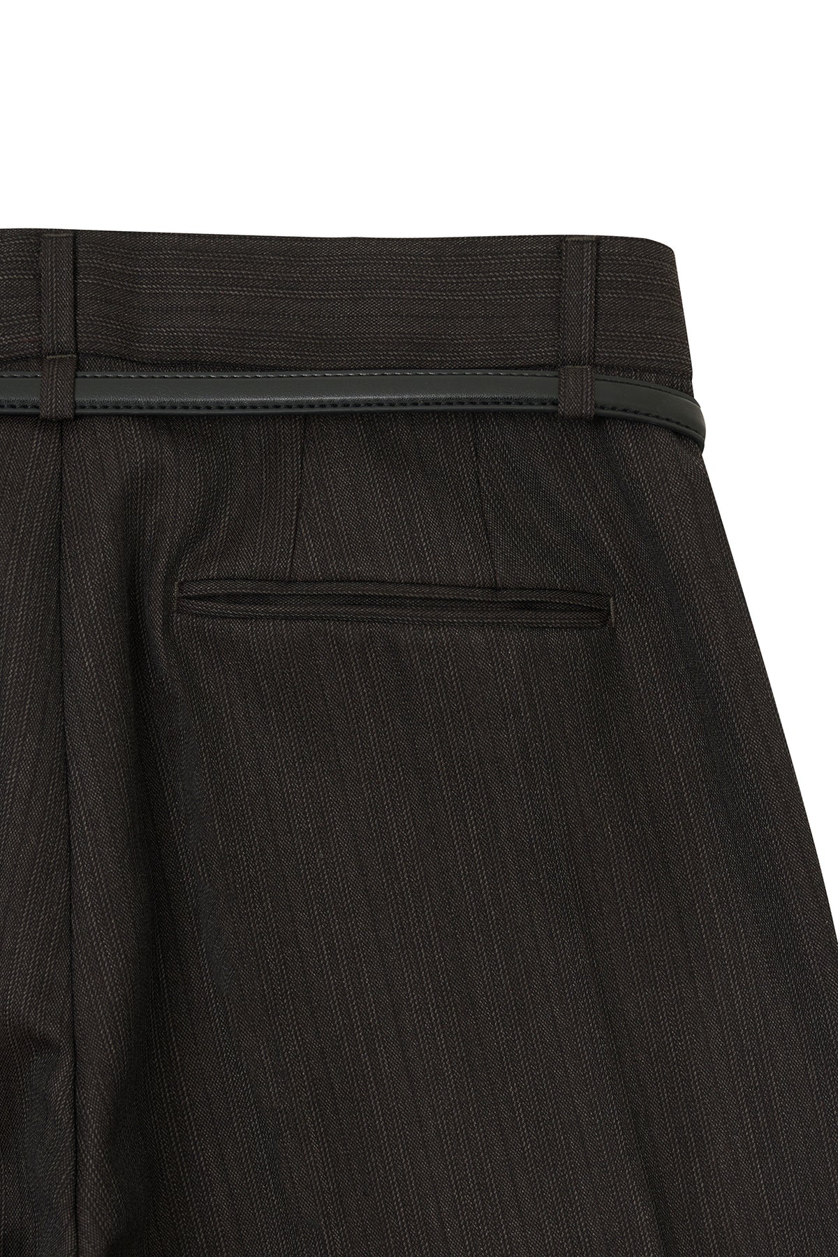 STU - Crease Belt Slacks (Charcoal (1st Reorder )) product image 20 | TRAB K-Fashion Australia