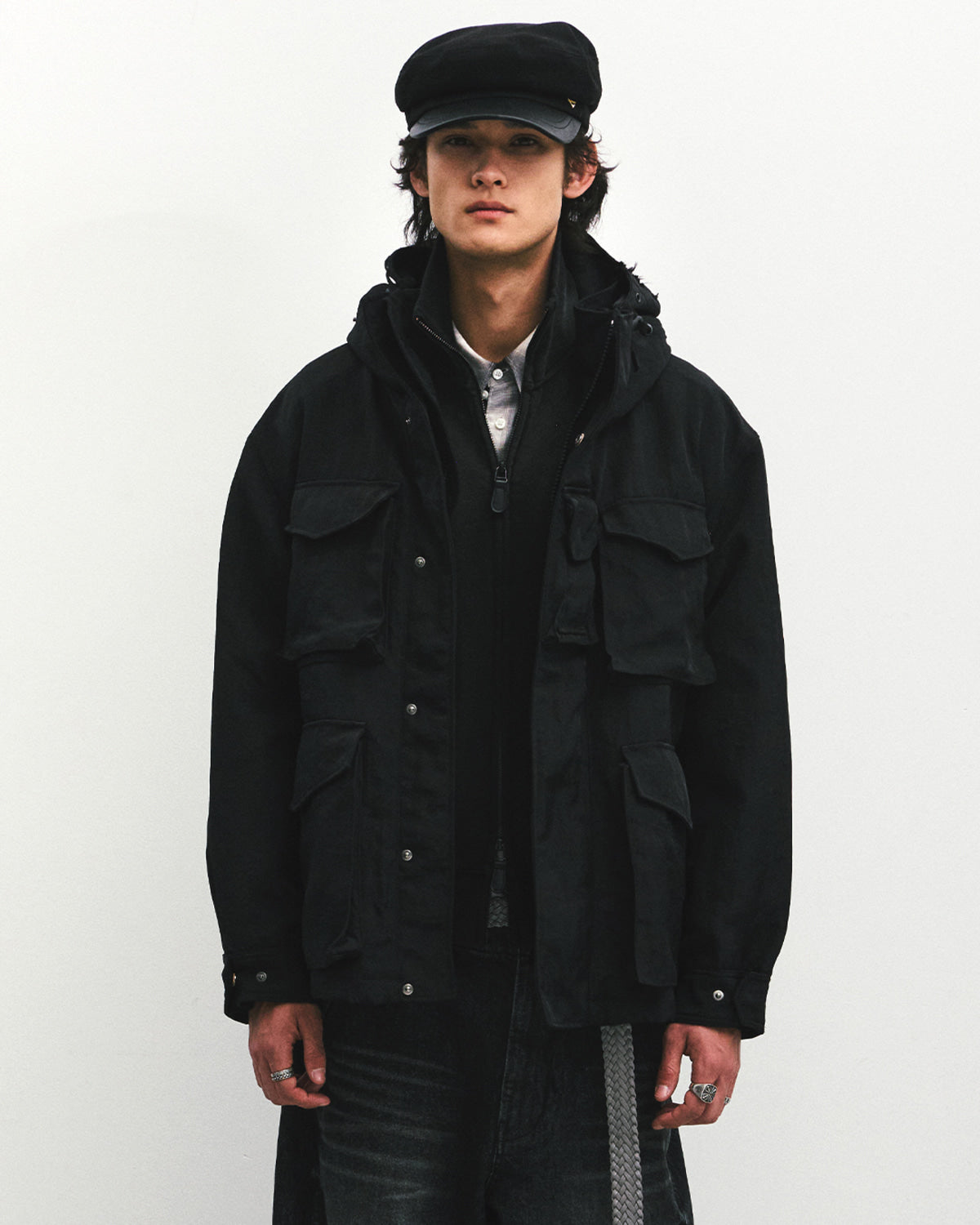 Eastlogue - Highland Shield Parka (Black Twill) product image 2 | TRAB K-Fashion Australia