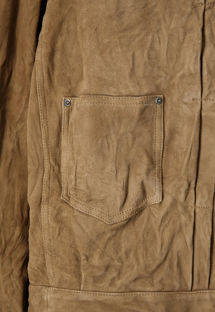 Art if acts - Washed Suede Trucker (Camel) product image 12 | TRAB K-Fashion Australia