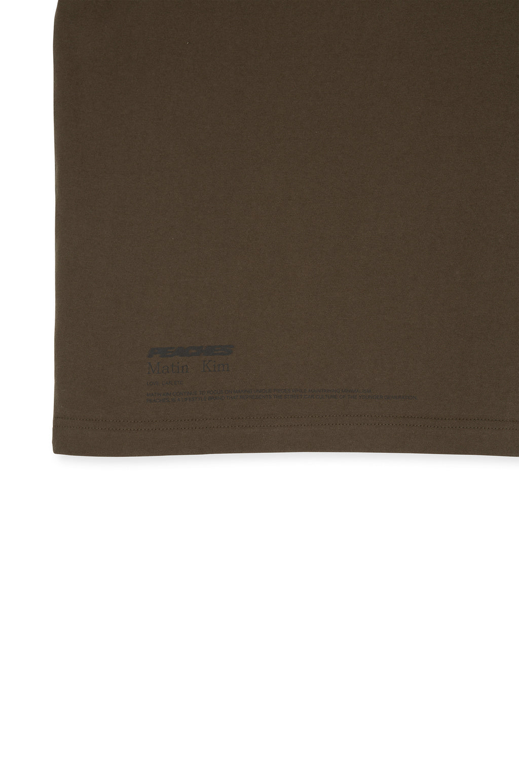 Matin Kim - Peaches Love Car Etc Graphic Top (Khaki) product image 7 | TRAB K-Fashion Australia