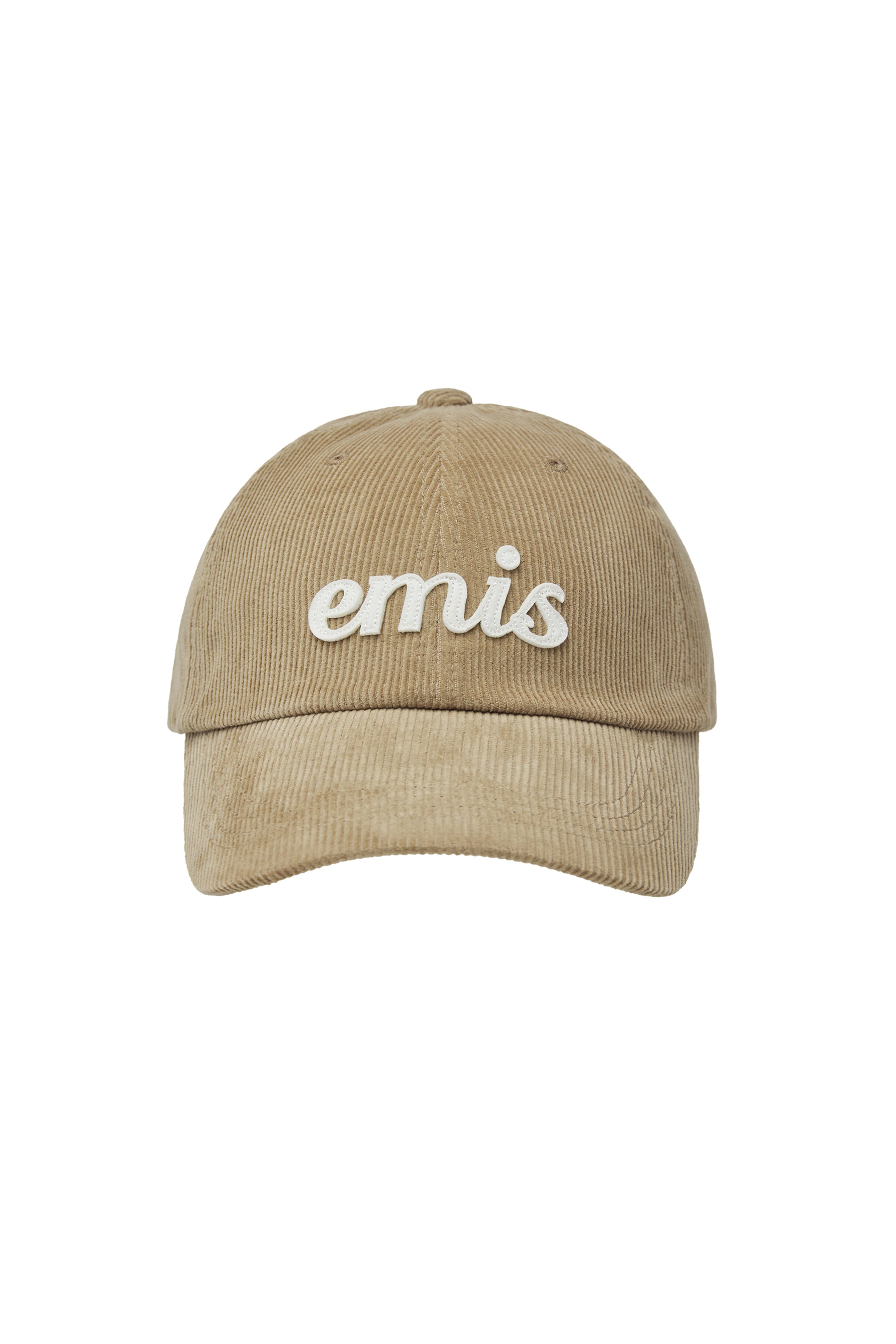 Emis - Applique Corduroy Ball Cap (Beige) product image 1 | TRAB K-Fashion Australia