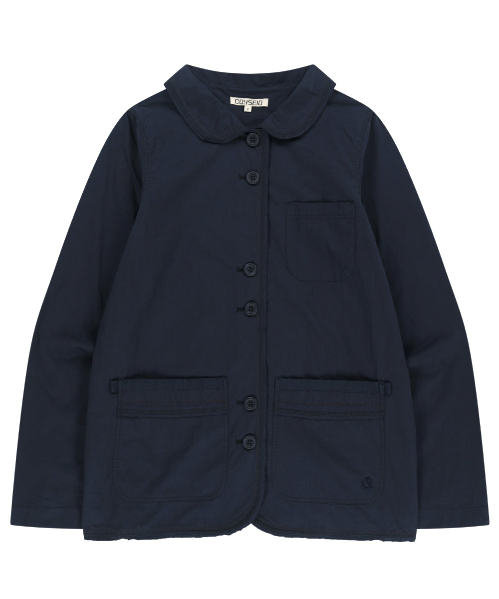 Coyseio - Raw Edge Cotton Jacket (Navy) product image 15 | TRAB K-Fashion Australia