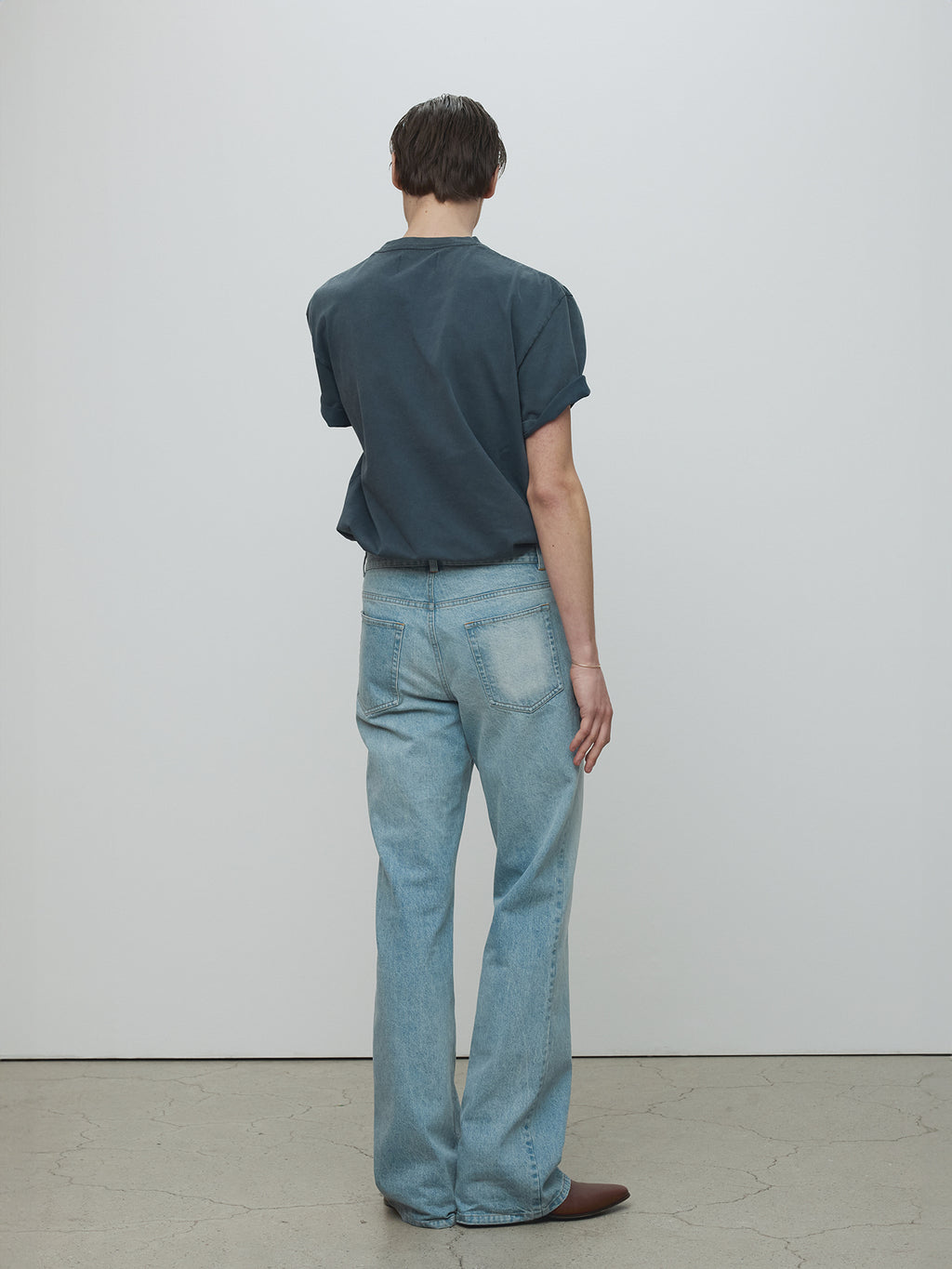 Tonywack - Anti Gallery Garment Dyed T-Shirt (Faded Navy) product image 4 | TRAB K-Fashion Australia