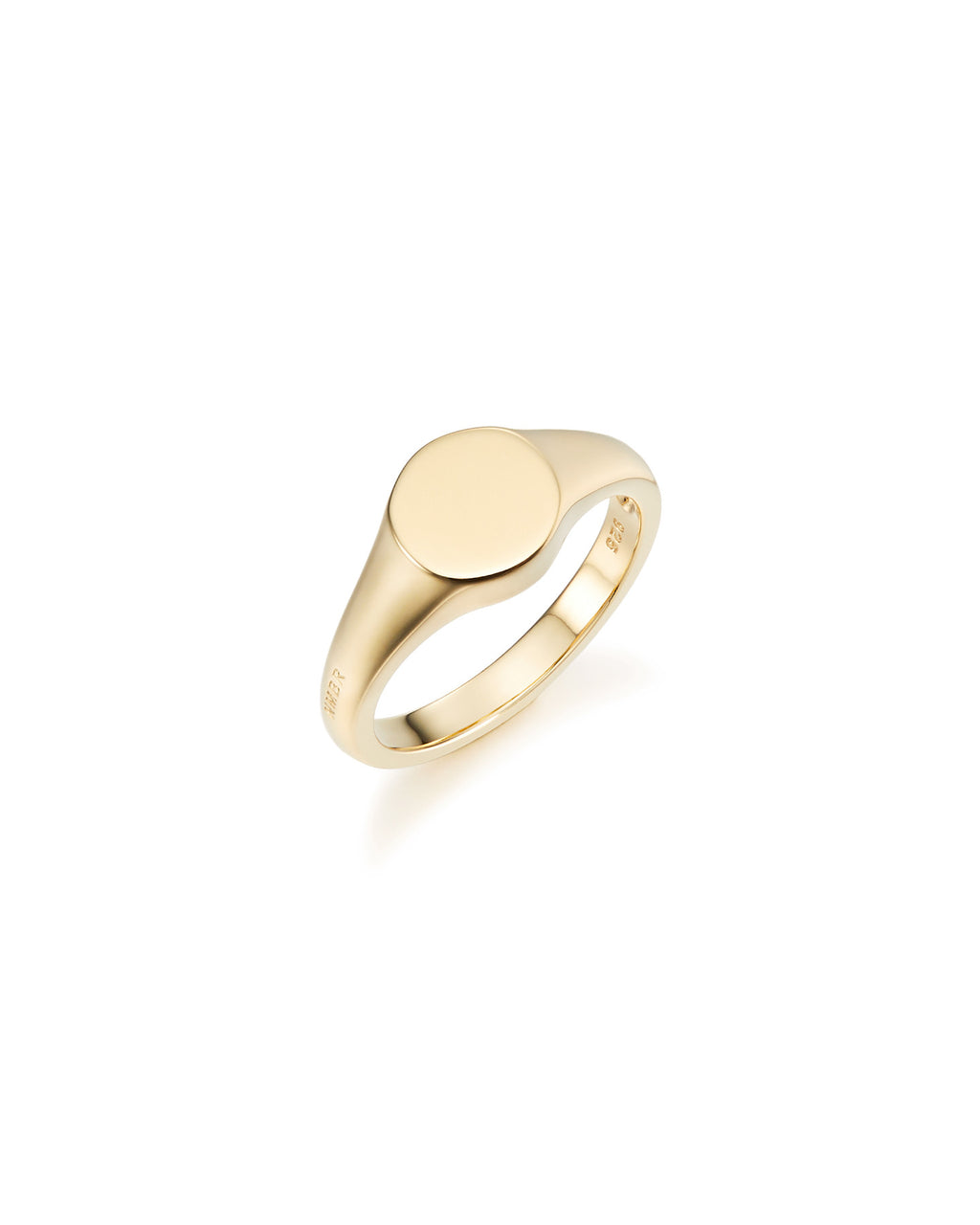 Numbering - Round Signet Pinky Ring #8524 product image 5 | TRAB K-Fashion Australia