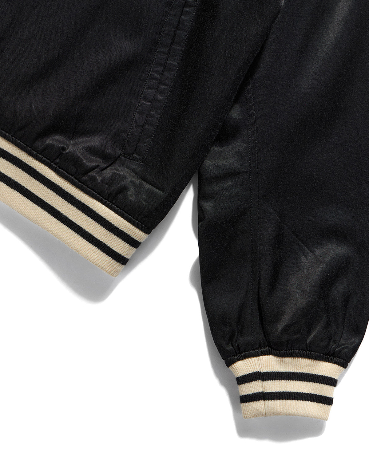 Eastlogue - Felix Embrodiery Bleached Souvenir Jacket (Black) product image 4 | TRAB K-Fashion Australia