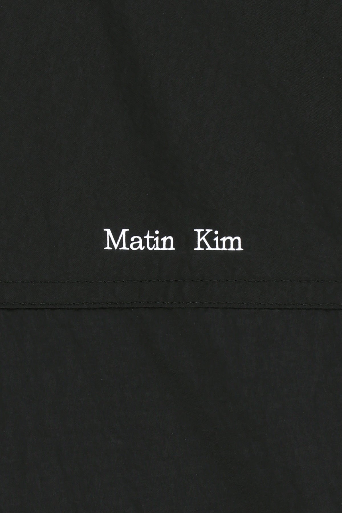 Matin Kim - Contrast Trim Track Zip Up (Black) product image 5 | TRAB K-Fashion Australia