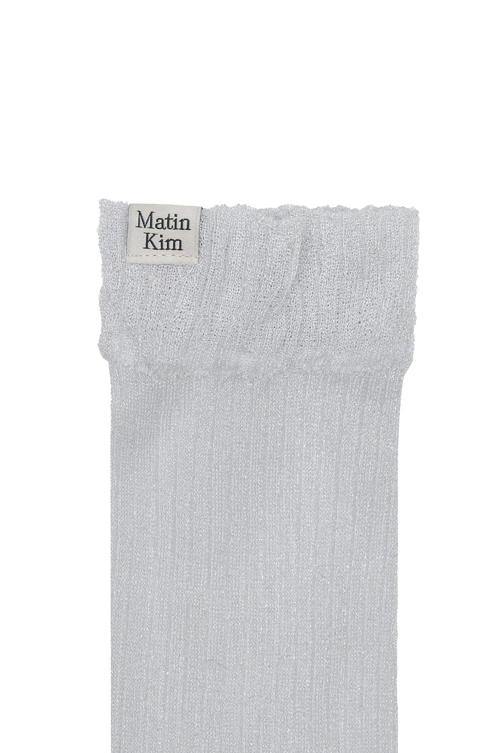 Matin Kim - Glow Sheer Crew Socks (Light Grey) product image 3 | TRAB K-Fashion Australia