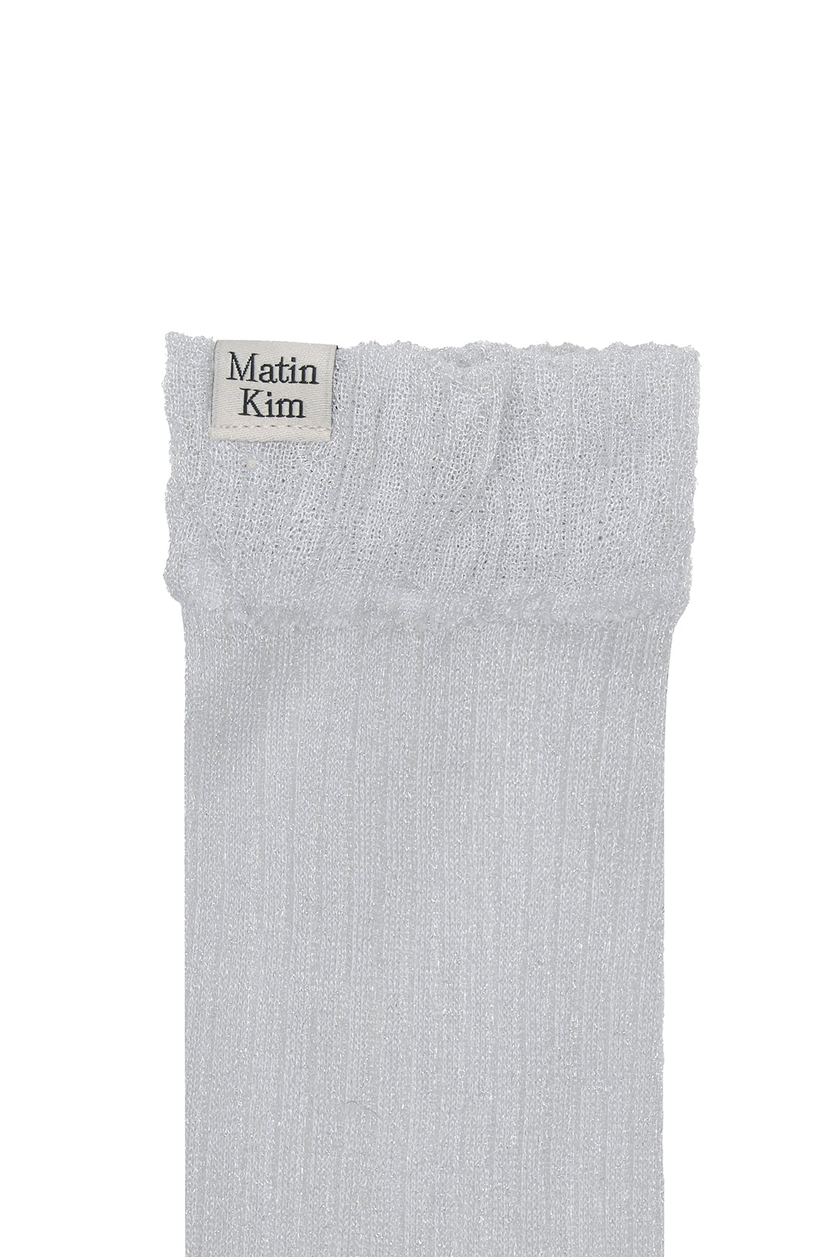 Matin Kim - Glow Sheer Crew Socks (Light Grey) product image 3 | TRAB K-Fashion Australia